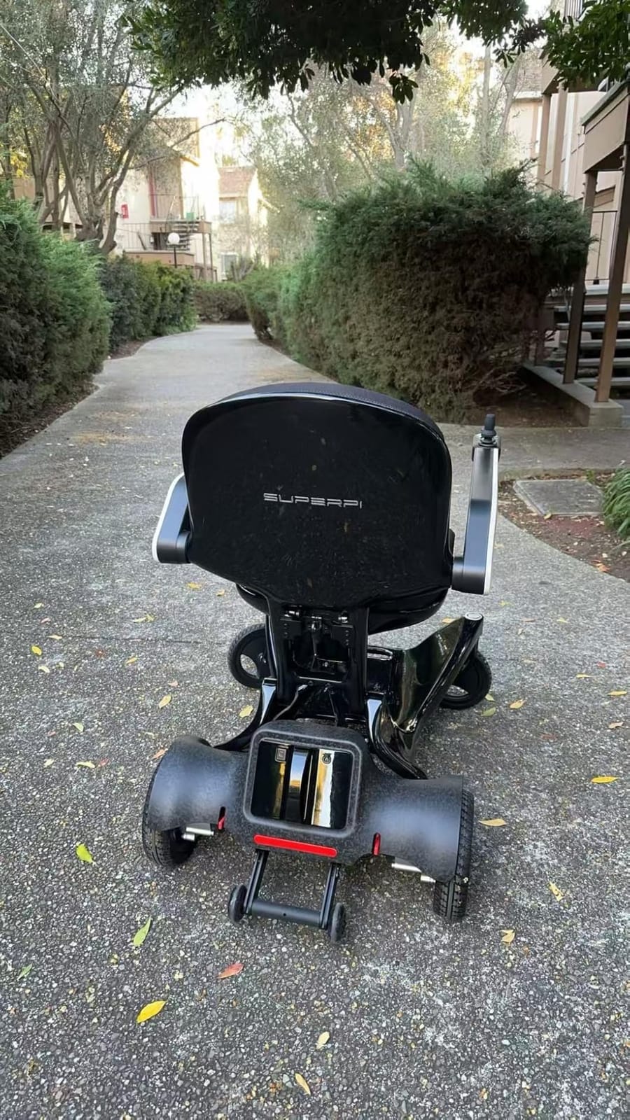 P2 Carbon Fiber Electric Wheelchair for Adults, Anti-Tip, Auto Hold Assist, Compact Dual Power Motorized Wheelchair for Seniors, 43lbs Portable Lightweight, 15 Miles Range, Airline Approved customer photo 2