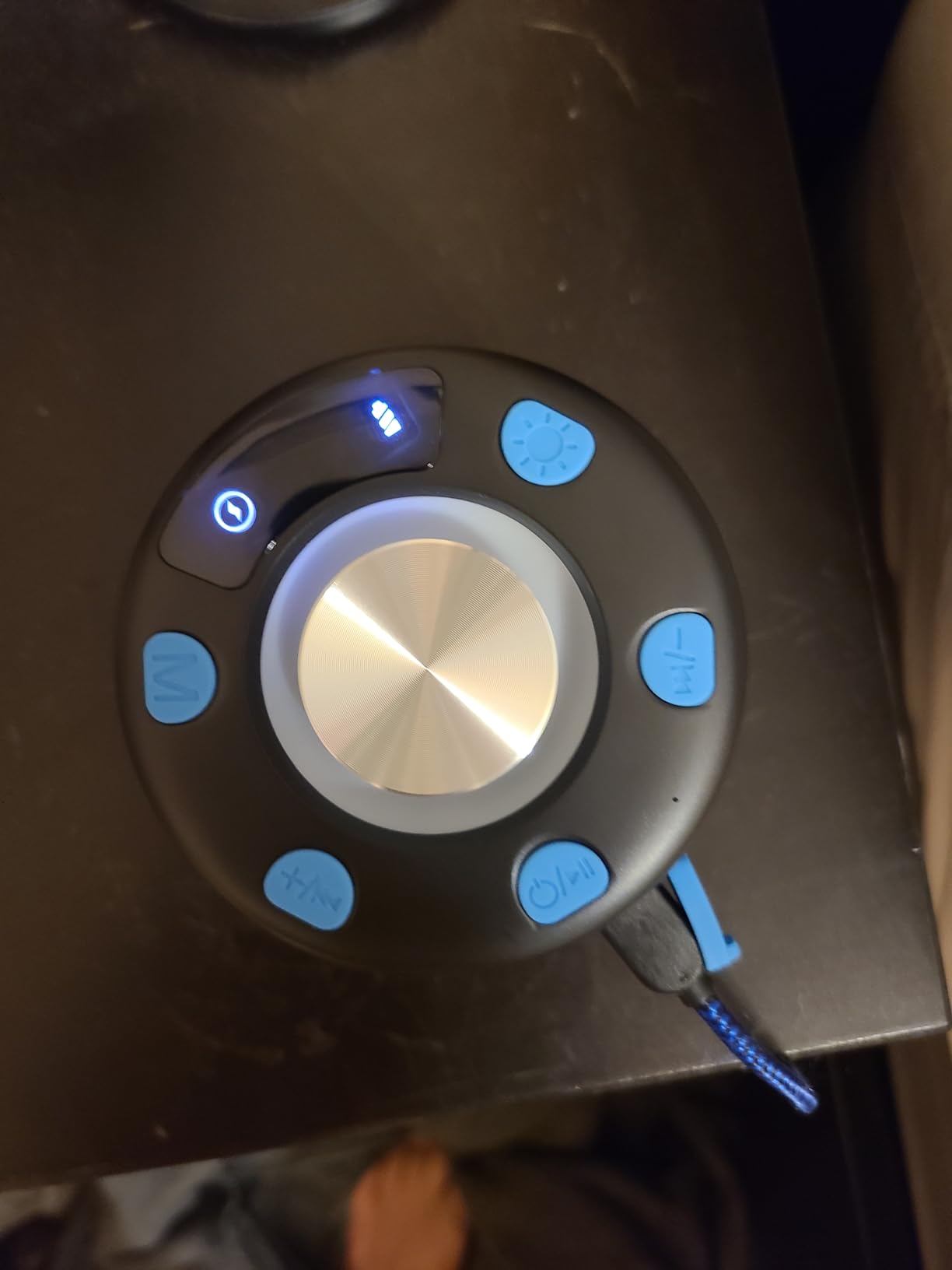 Bluetooth Speaker, Shower Speaker, IP7 Waterproof Portable Speakers Bluetooth 5.4 with HD Sound, RGB Light/LED Display/Hands-Free Call/Suction Cup Perfect for Bathroom Sing-Along Stocking Stuffers customer photo 1