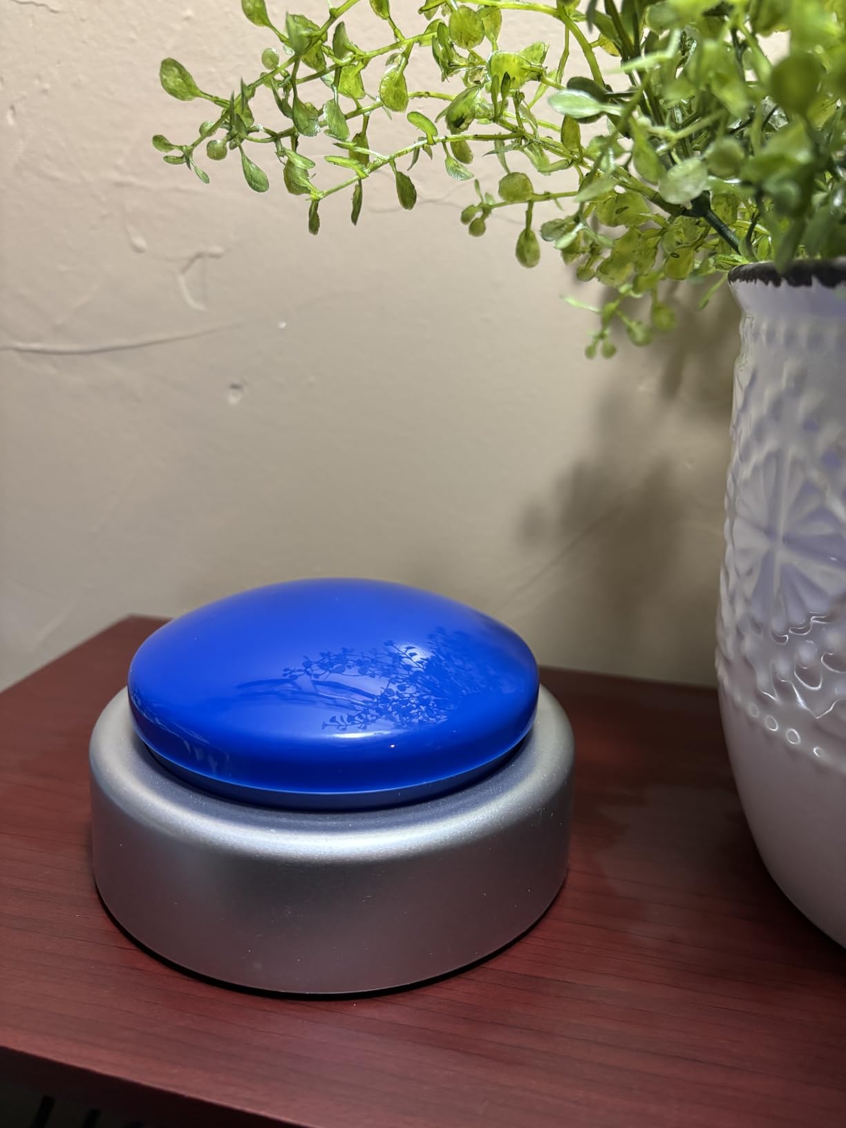 NADOBA Talking Clock for Blind Elderly, Voice Announced Date and Time | Talking Clock for Visually Impaired Seniors; North American English Voice, High and Low Volume; Compact 4.5 by 2.5 Inch customer photo 1