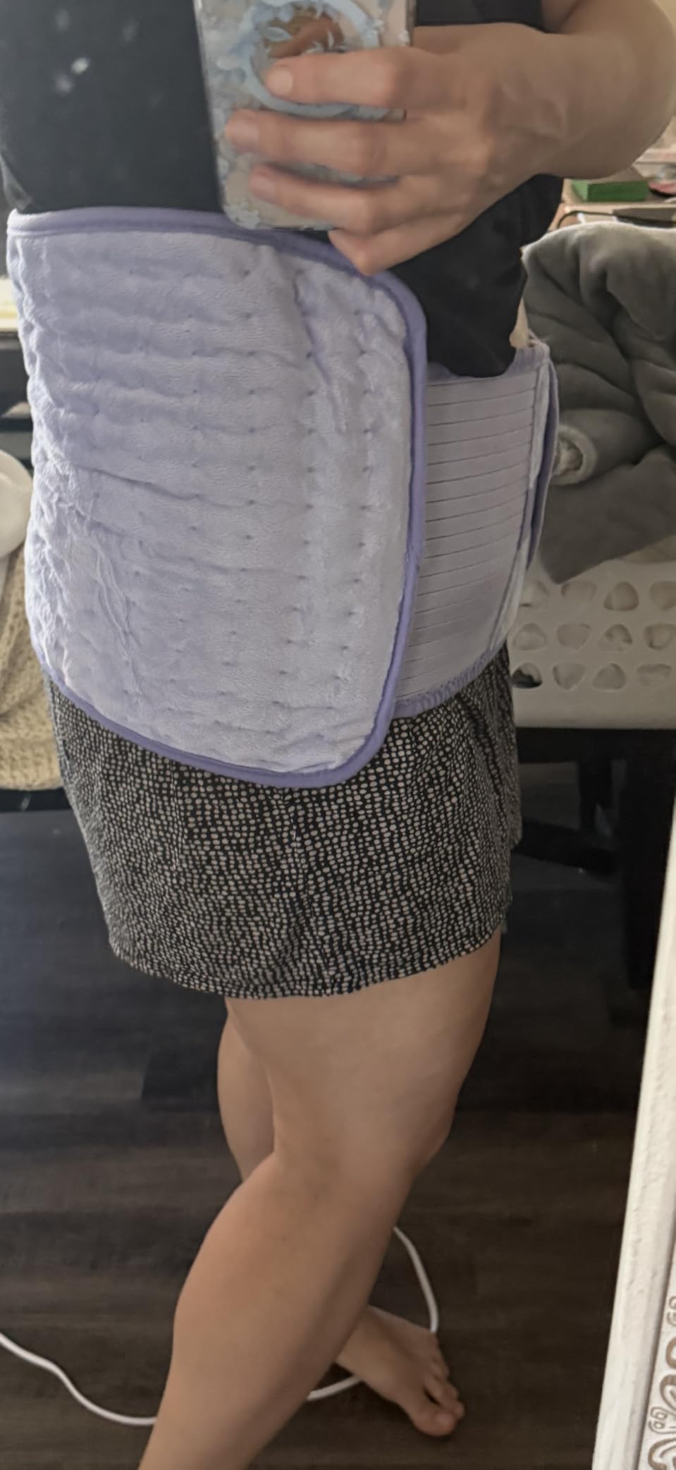 Heating Pad for Period Cramps, Upgraded Wrap Heating Pad for Back Pain Relief, Large 12''x 24'' Heat Pad +26