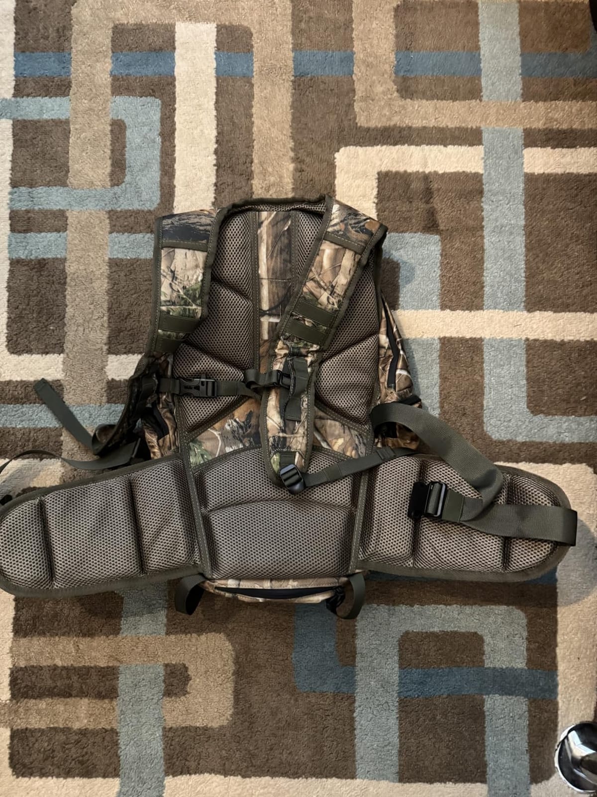 PLUSINNO Hunting Backpack for Hunting Essentials, 45L Waterproof Hunting Gear with Rain Cover, & Padded Scabbard Carry System For Deer Hunt Accessories, Hunt Gift For Men customer photo 2