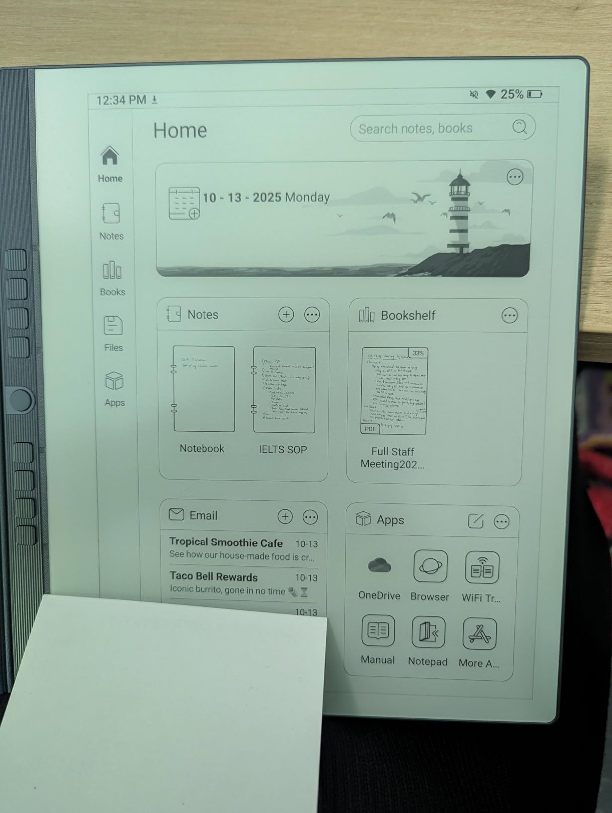Penstar eNote2 Paper Tablet - E-Ink Digital Notebook, 10.3