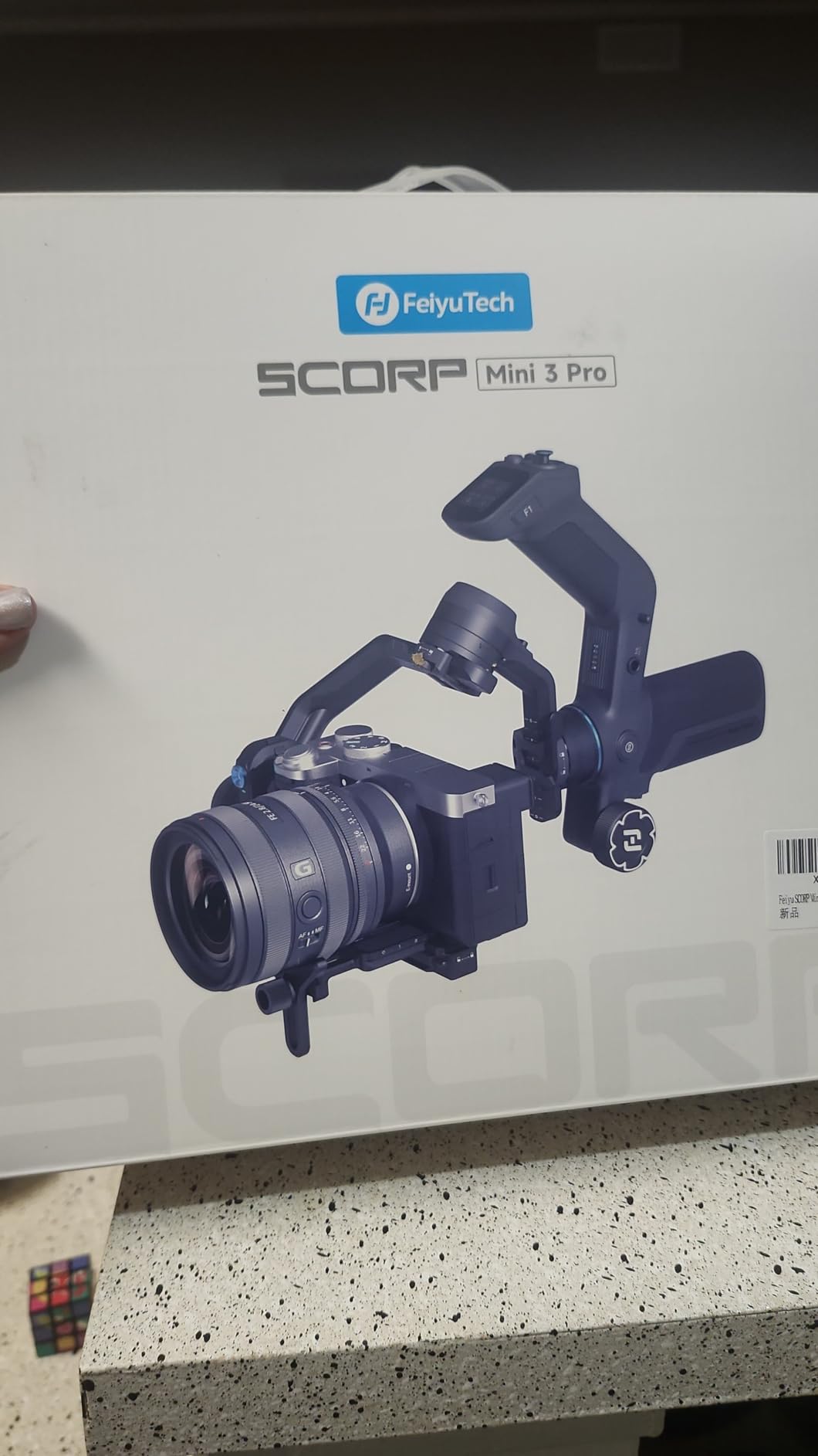 Feiyu SCORP Mini 3 Pro Camera Gimbal Stabilizer for Canon/Sony/Nikon/iPhone | Built-in AI Tracking, 4.4lb Payload, Detachable Screen Handle, For Mirrorless Camera, Action Cam, Smartphone Vlog customer photo 1