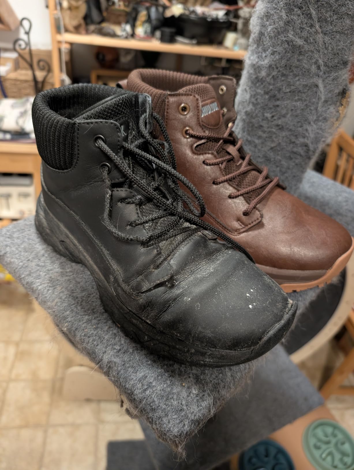 Non Slip Work Boots for Women Slip-Resistant Shoes Waterproof Food Service Chef Kitchen Restaurant Working Casual Comfortable Ankle Boot Outdoor Walking Booties Sneakers customer photo 2