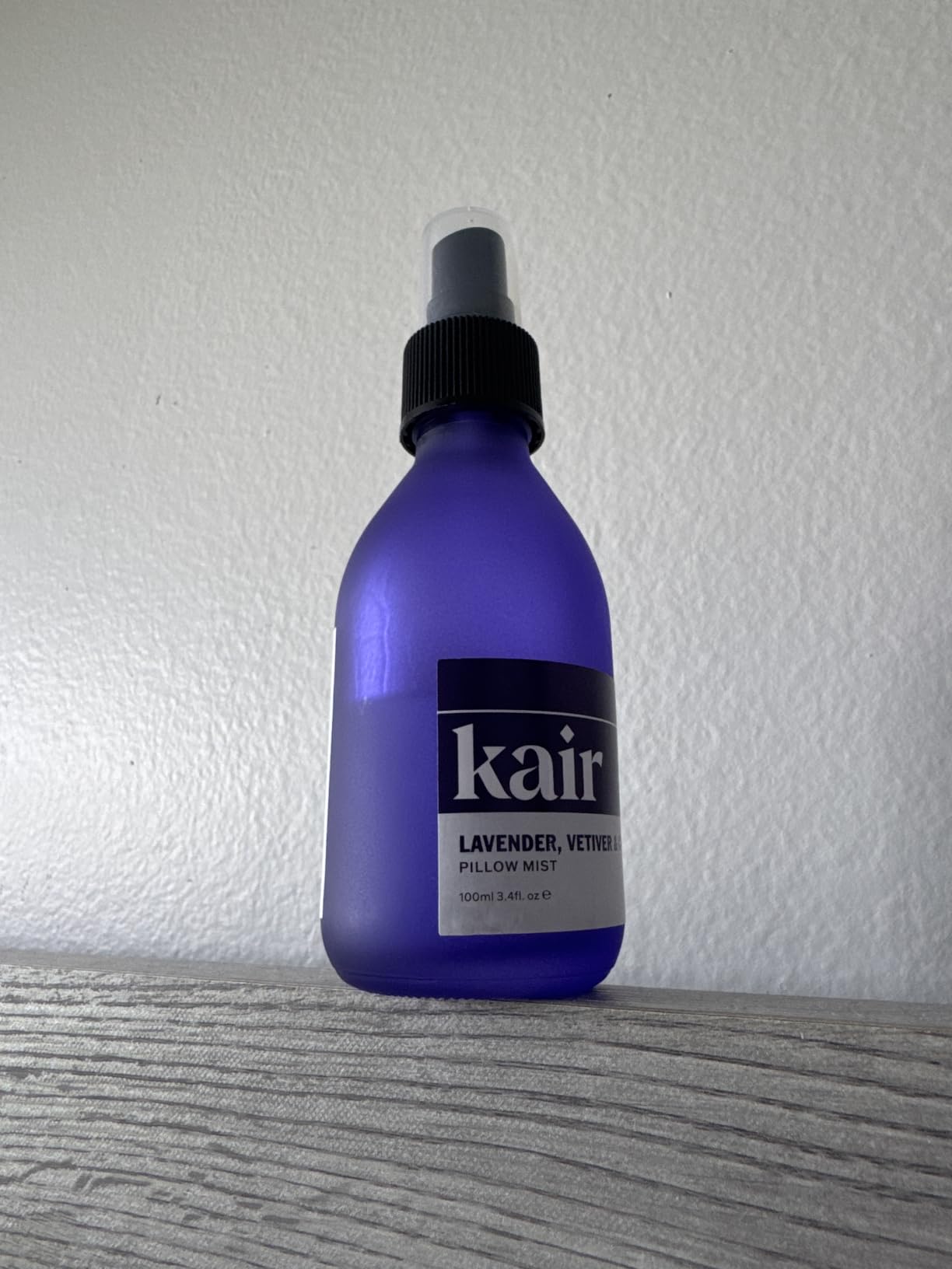 Kair Pillow Spray Mist, Lavender Vetiver & Chamomile, Natural Aromatherapy | 3.4 fl oz Pillow Mist Spray made with 100% pure essential oils; vegan, cruelty-free formula for a calming, relaxing scent customer photo 1