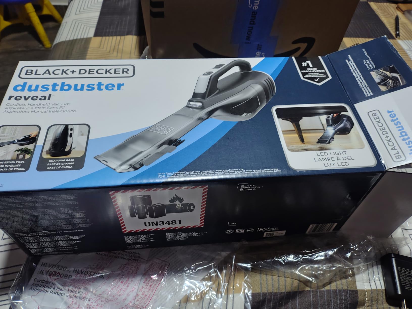 BLACK+DECKER Dustbuster Reveal Handheld Vacuum Cordless, Car Vacuum Portable Cordless, LED Light, Long Run Time, Rechargeable Lightweight Dust Buster customer photo 1