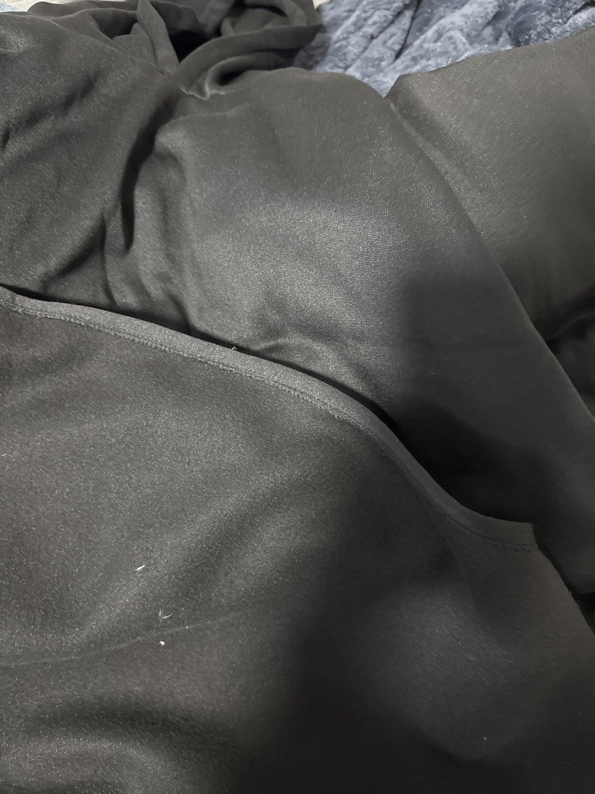 Gently Weighted Blanket Cloak Hoodie, 1.8lb Light Pressure Poncho, Oversized Unisex Hooded Cape customer photo 2