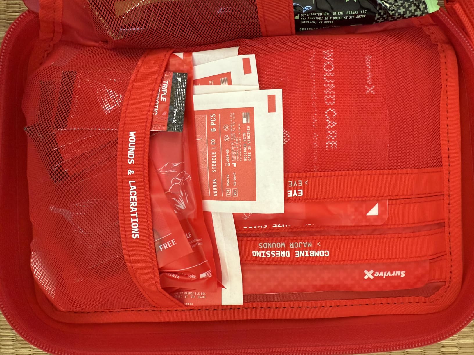 SurviveX Waterproof First Aid Kit, Emergency Kit for 3-4 People | Submersible up to 3ft, Labeled Pockets, Quick Access, Mountable, First Aid for Boats, Kayaks, Camping, Hiking, Outdoors customer photo 1