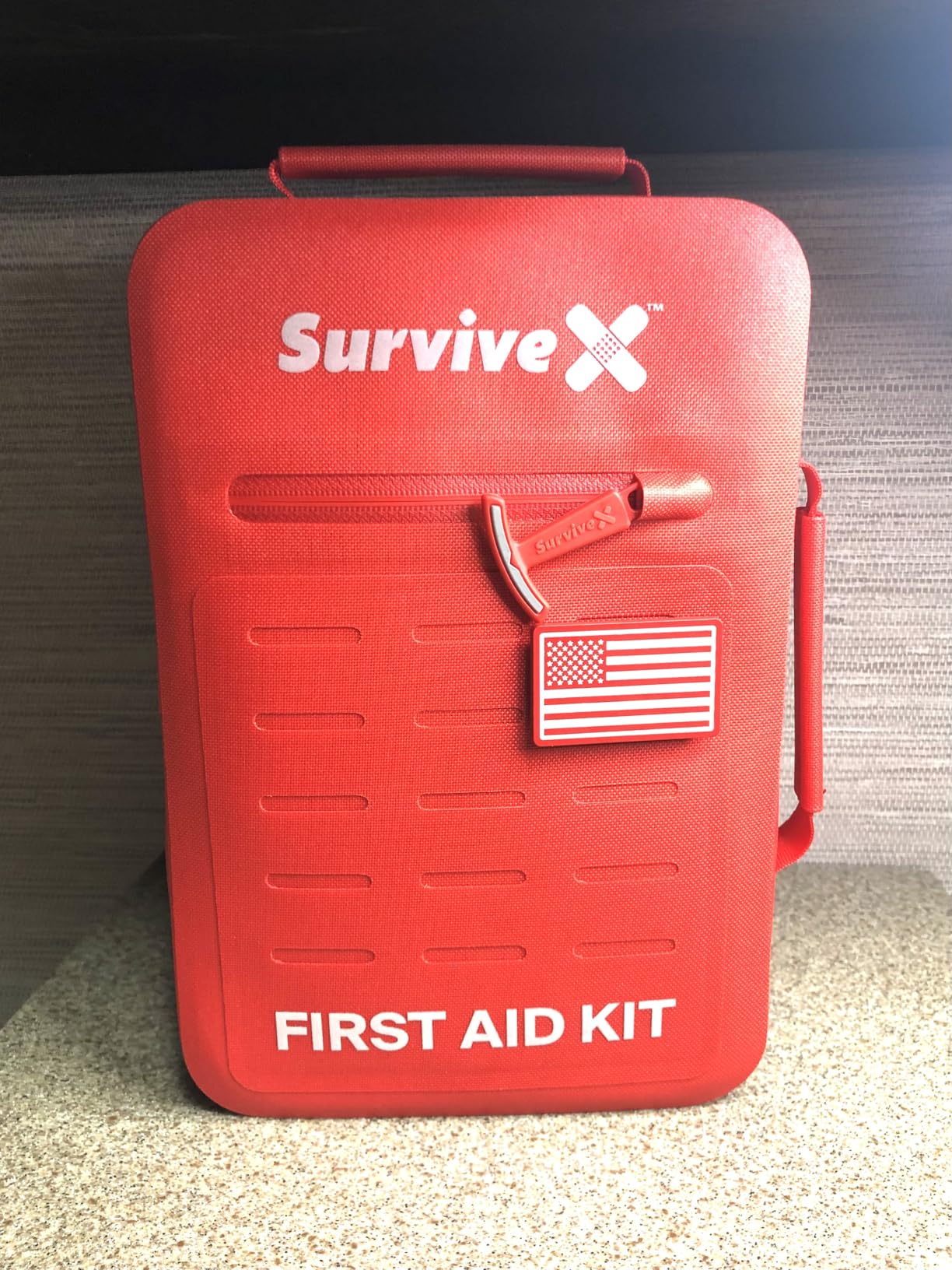 SurviveX Waterproof First Aid Kit, Emergency Kit for 3-4 People | Submersible up to 3ft, Labeled Pockets, Quick Access, Mountable, First Aid for Boats, Kayaks, Camping, Hiking, Outdoors customer photo 2
