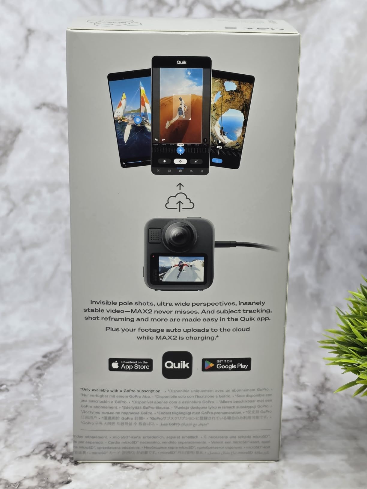 GoPro MAX2 - Waterproof 360 + Traditional Action Camera with Touch Screen, Spherical 8K Video, 29MP 360 Photos, Easy Replaceable Lenses, HyperSmooth Stabilization, 6 Microphones customer photo 1