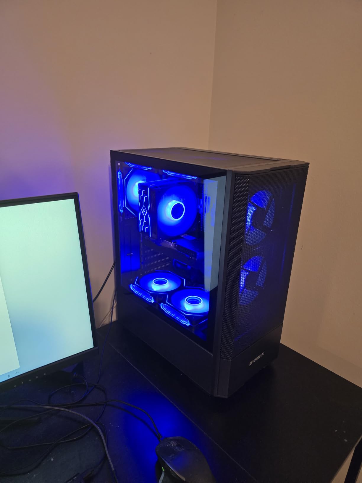 Prebuilt Gaming Desktop PC, AMD Ryzen 5 5500, GeForce RTX 3050 6GB, 16GB DDR4 3200MHz RAM, 1TB NVMe SSD, ARGB Air Cooling, Wi-Fi, Tower Computer for Gaming, Streaming, Editing customer photo 2