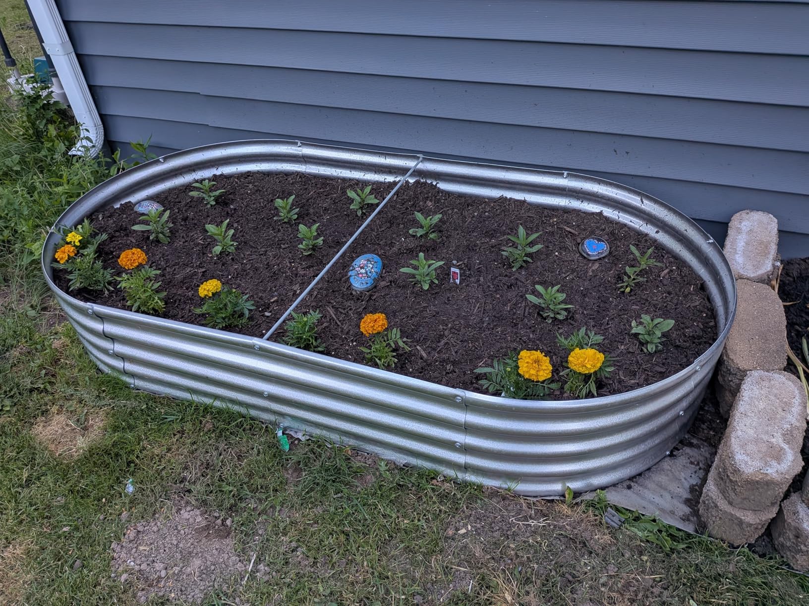 2PCS 6x3x1ft Galvanized Metal Raised Garden Bed Kit, Outdoor Planter Box Vegetables, Flowers, Herbs Durable Rust-Resistant Patio Gardening Beds customer photo 2