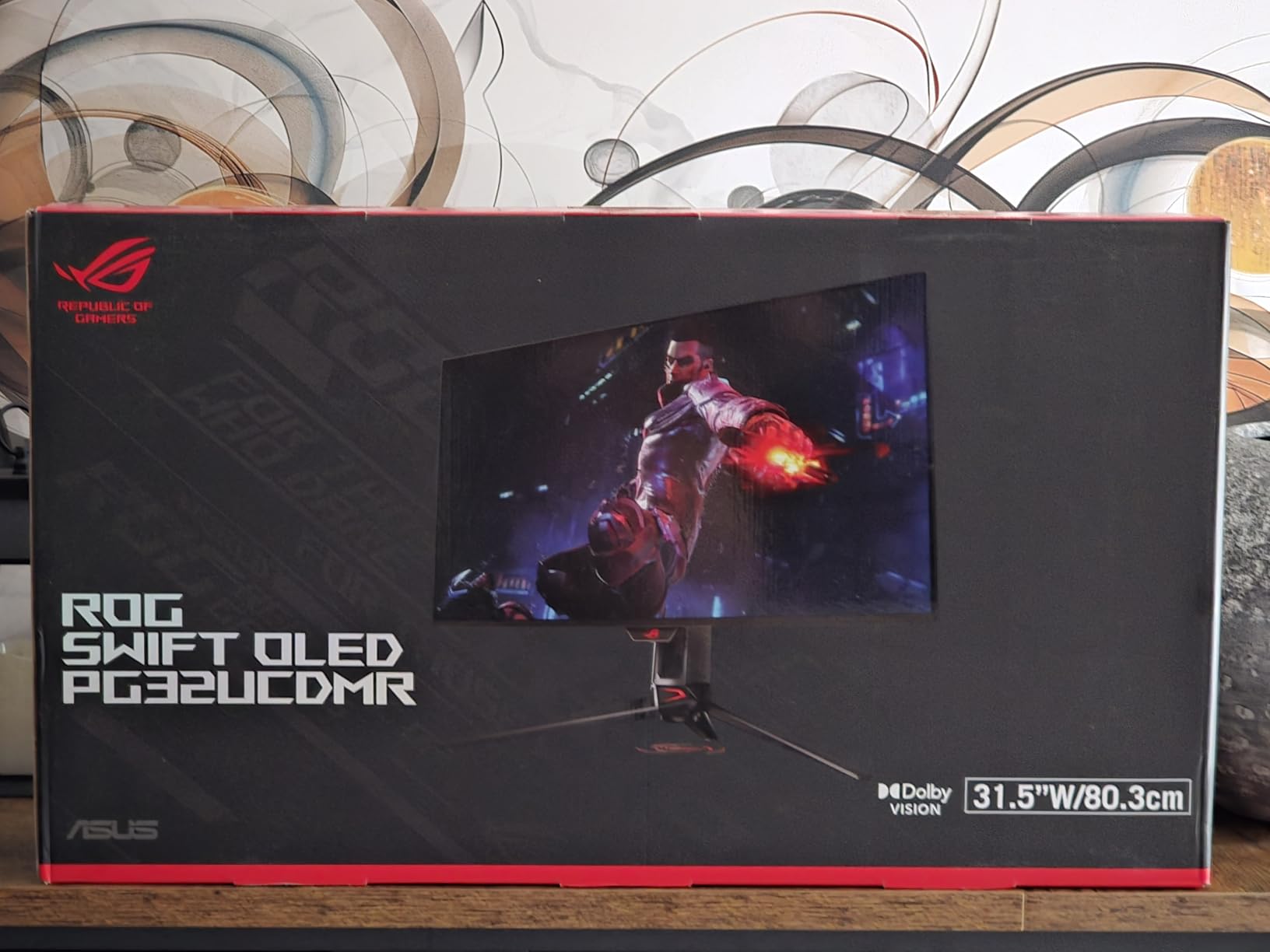 ASUS ROG PG32UCDMR 32 Inch 4K 240Hz OLED Gaming Monitor QD-OLED | OLED Care Pro, 0.03ms, G-SYNC Compatible, USB-C 90W, DisplayWidget Center, 99% DCI-P3, true 10-bit, for PS5 and Xbox customer photo 2