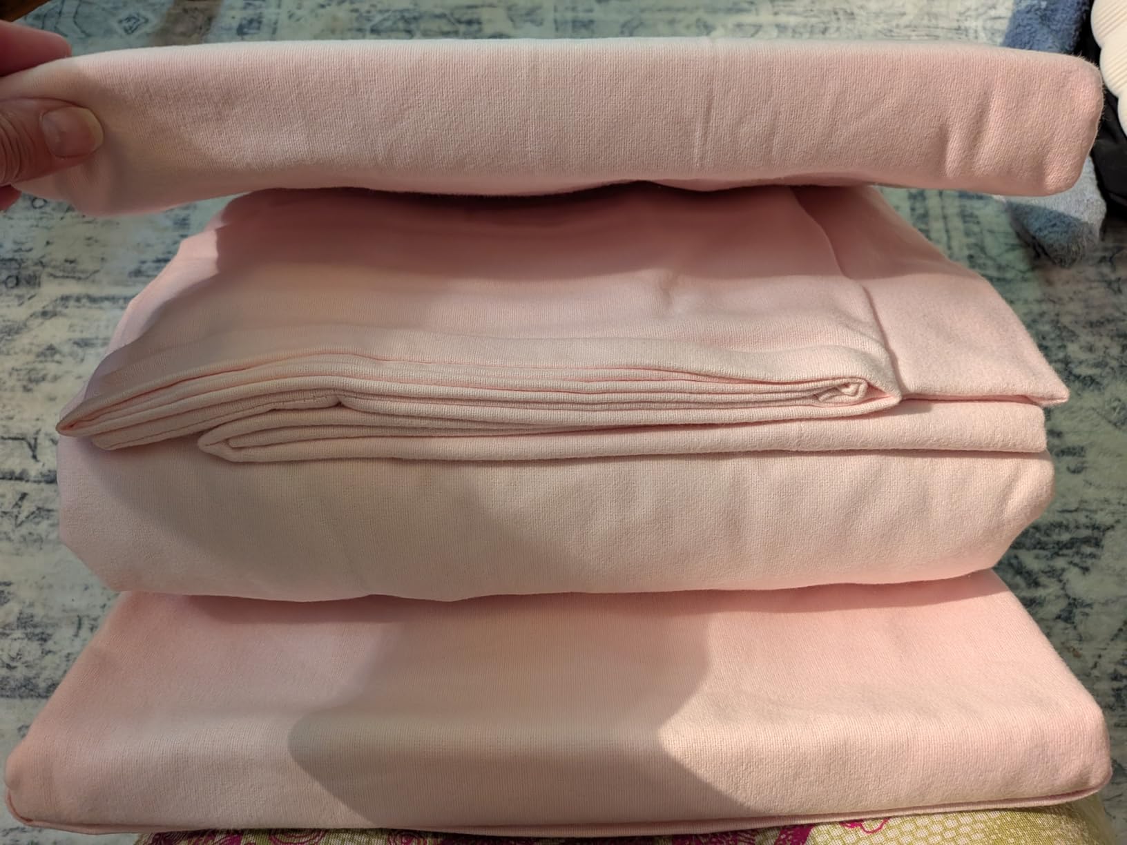 Luxury Portuguese Flannel Sheets | 100% Cotton | Queen Size Flannel | Grey | Ultra-Soft, Warm & Breathable Sheet Set | Deep Pocket, Durable & Cozy Winter Sheet Set | 100% Portuguese Cotton customer photo 2