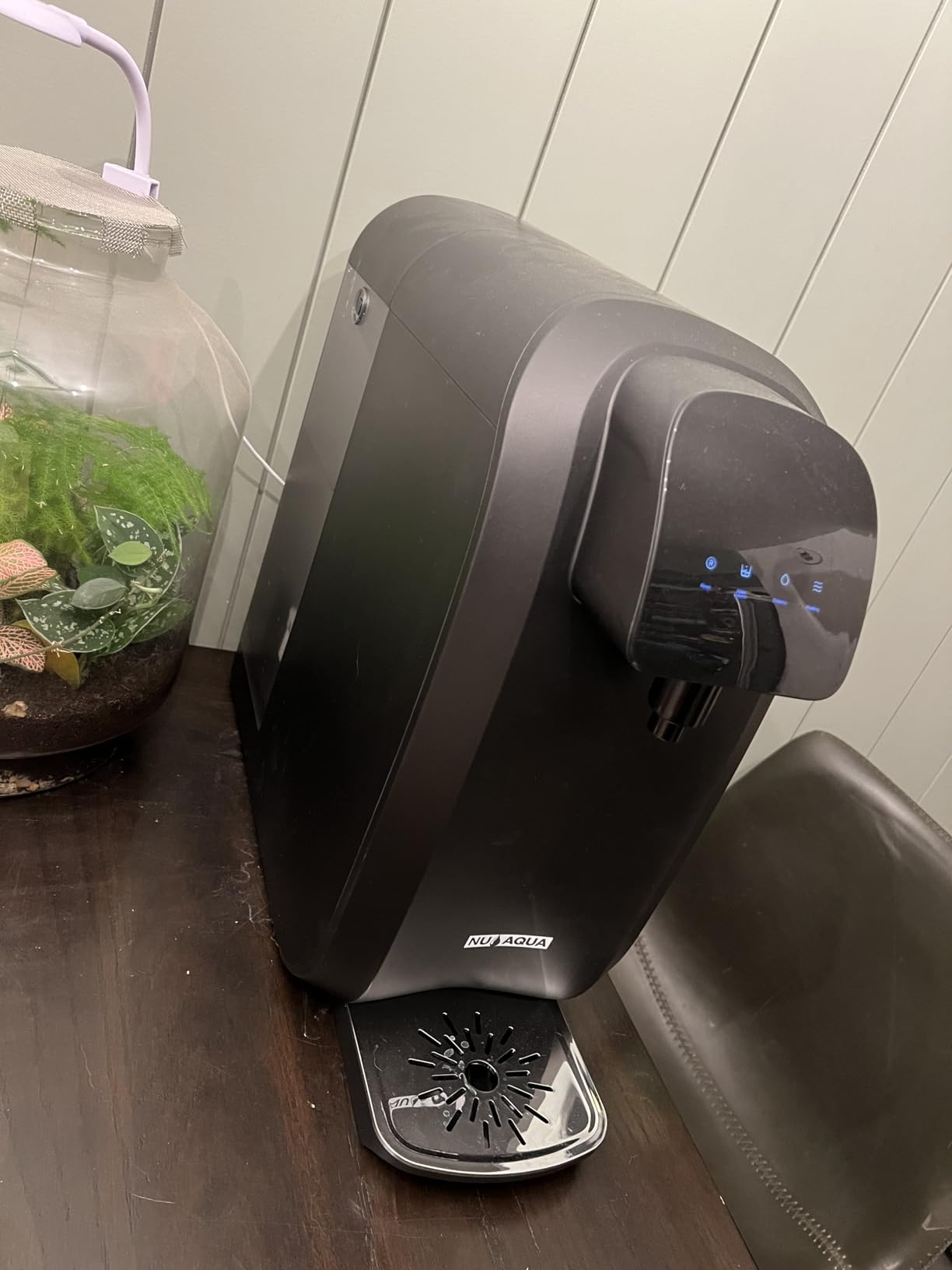 NU Aqua 8-Stage Countertop Reverse Osmosis Water Filter System with UV | Touch Display with Water Quality Indicator, Multi Cup Sizes, RO Sediment + Carbon, & RO Membrane Filters, 1.3 Gallon Tank customer photo 2