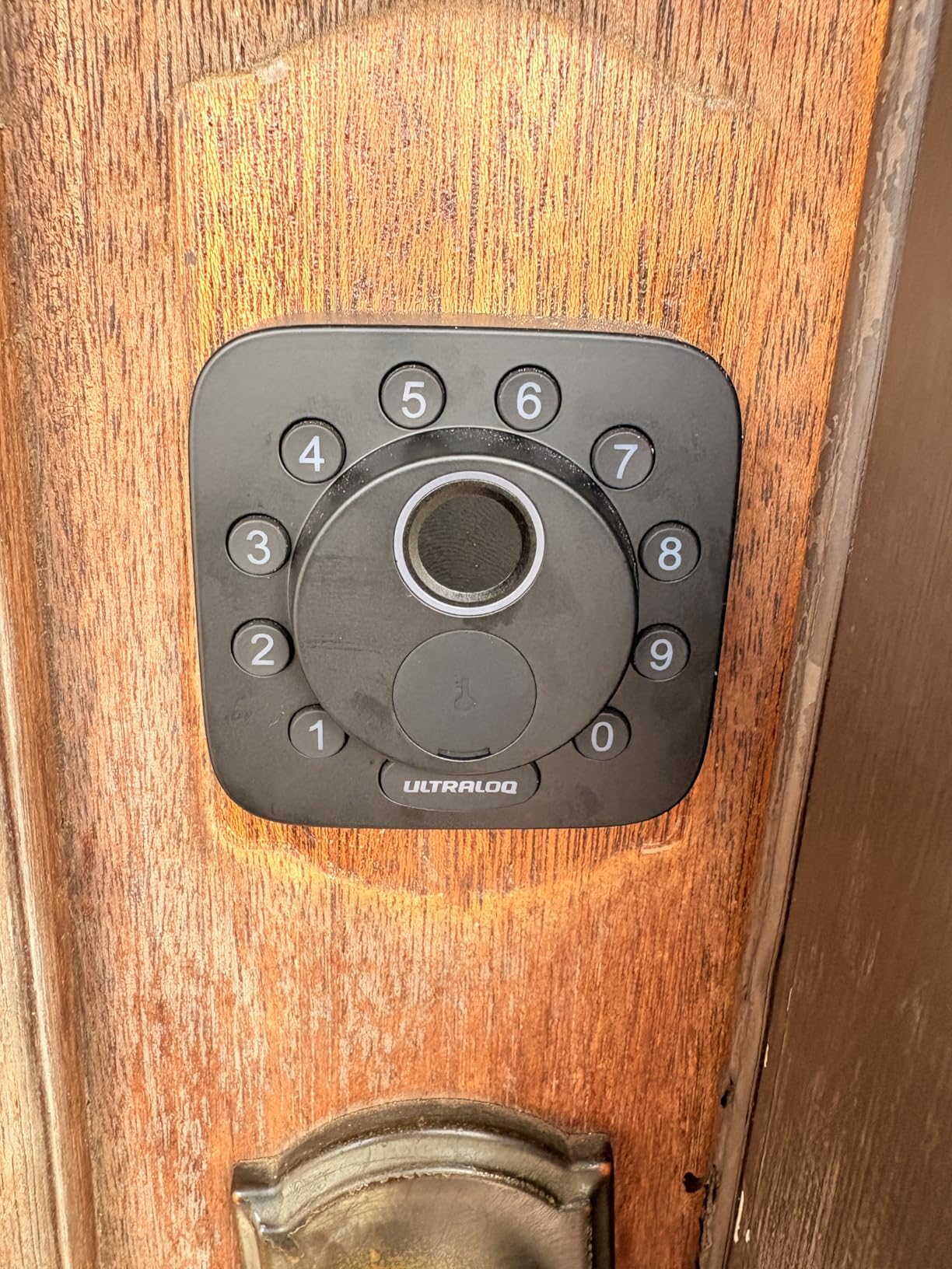 ULTRALOQ Bolt SE Smart Lock, Built-in Wi-Fi, Matter Over Thread, Works with Apple Home, Alexa, Google, 7-in-1 Keyless Entry Deadbolt with Fingerprint ID, App, Keypad, Remote Control, 18 Months Battery customer photo 1