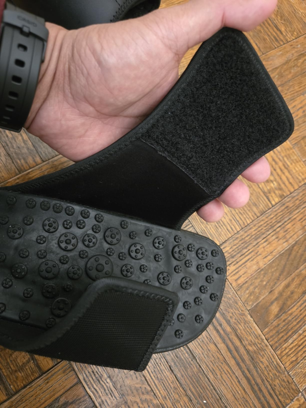 BALLOP Bedking Acupressure Slide Sandals for Men - Foot Massage Slipper with Asymmetric Reflexology Points and Arch Support for Pain Relief and All-Day Comfort customer photo 1