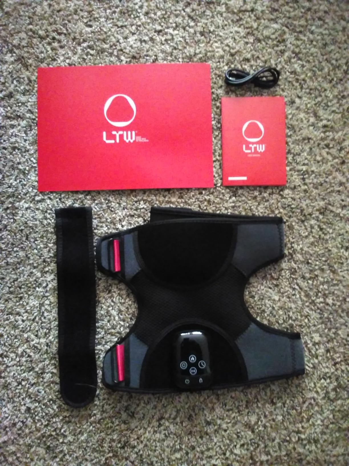 LTW Knee Massager with Heat and Red Light Therapy for Knee Pain Relief | FSA&HSA, 5000mAh Cordless Heated Knee Brace with 3 Heat / 3 Vibration / 5 Light Levels, 72 Red Lights 660nm & 850nm Infrared customer photo 1