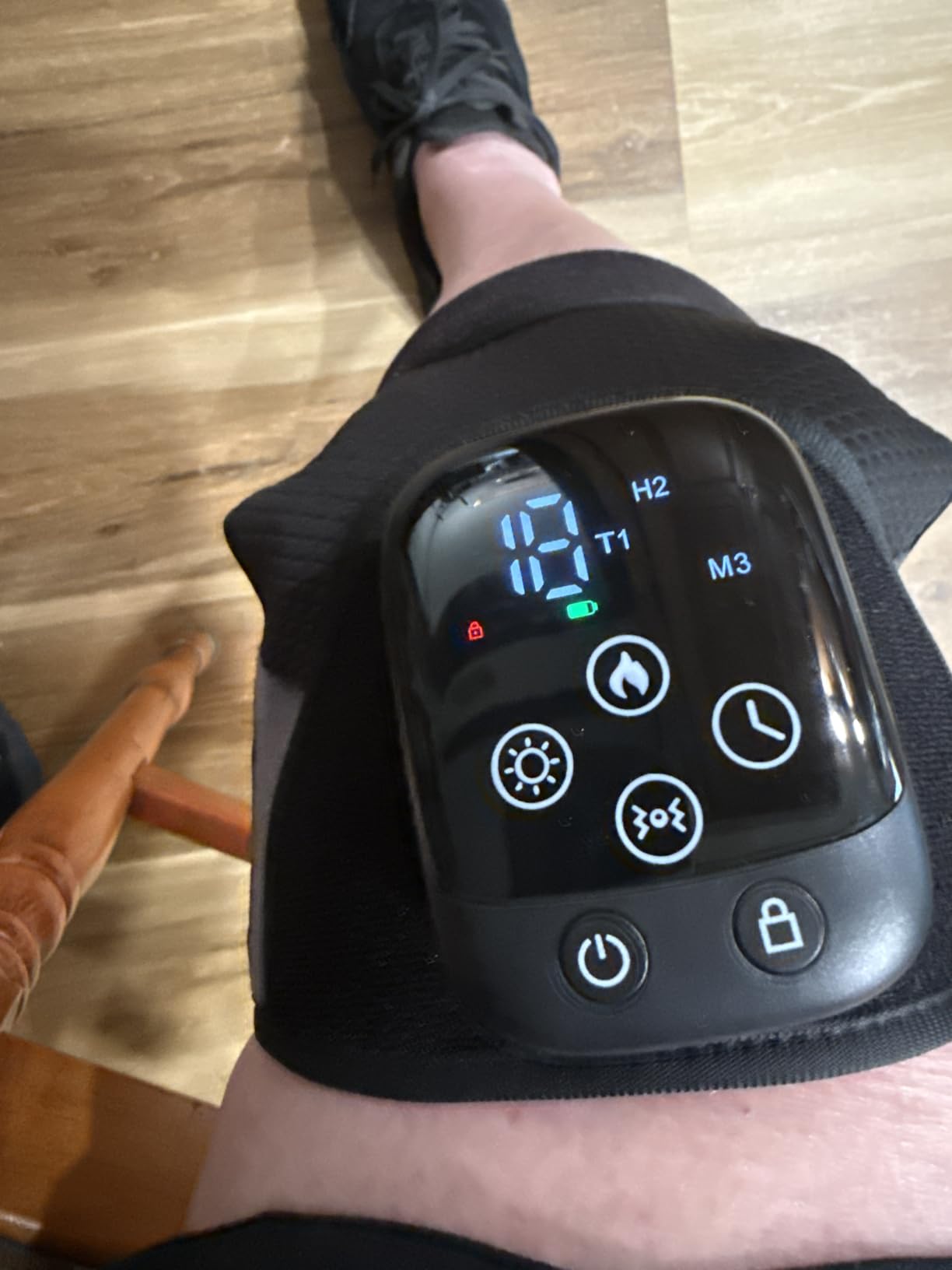 LTW Knee Massager with Heat and Red Light Therapy for Knee Pain Relief | FSA&HSA, 5000mAh Cordless Heated Knee Brace with 3 Heat / 3 Vibration / 5 Light Levels, 72 Red Lights 660nm & 850nm Infrared customer photo 2