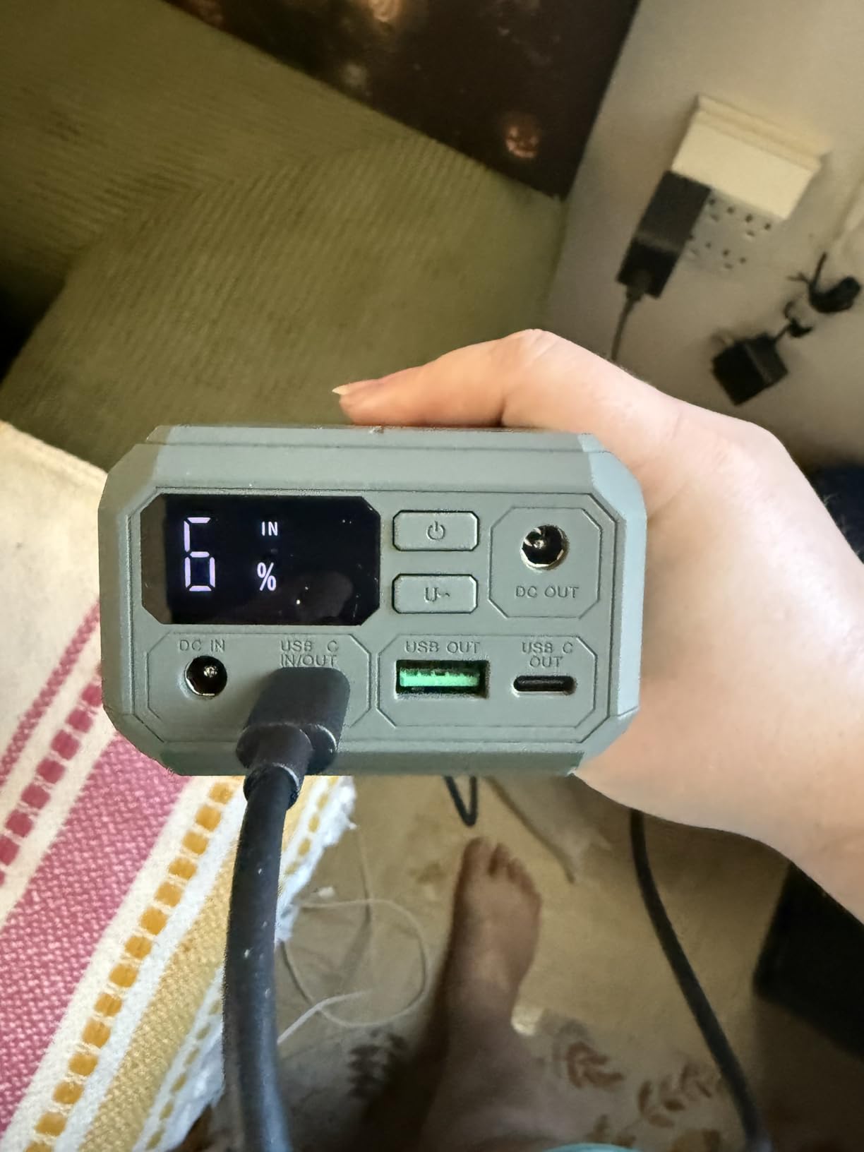 ES270 CPAP Battery for Air-Travel, 99.9Wh CPAP Power Bank | 1-Night CPAP Battery for Camping, TSA Approved, Lithium-ion battery for AirMini, AirSense 11/10, AirCurve 11/10, DreamStation customer photo 1