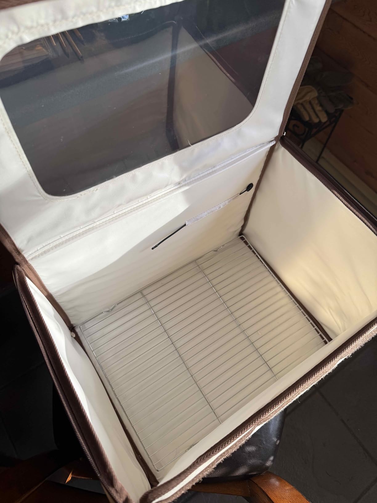 Bread Proofing Box Sourdough Bread Proofer Warming Box Proofing Oven Yogurt Maker with 9 Inch Proofer Basket, Lame, Scraper, Metal Rack - Temperature 68-131℉ 99 H Timer customer photo 1