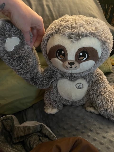 Huggle Healers Weighted Stuffed Animals for Adults, Teens and Kids - 36 Inch Long Plush Arms for Hugs - 4.5lb Sloth Stuffed Animal Plushies - Kigi Sloth customer photo 1