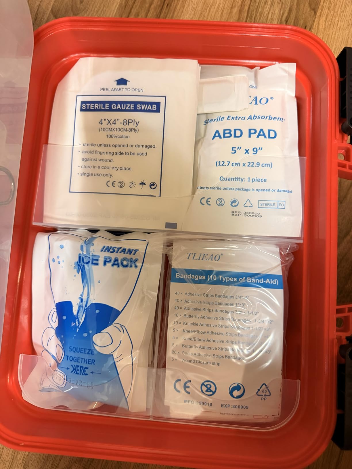 400 Pieces All-Purpose First Aid Kit, Organized Dual-Layer Wall | 100-Person, Professional First Aid Kit For Home, Car, Camping, Travel, Office, Outdoor, Business & Sports customer photo 1