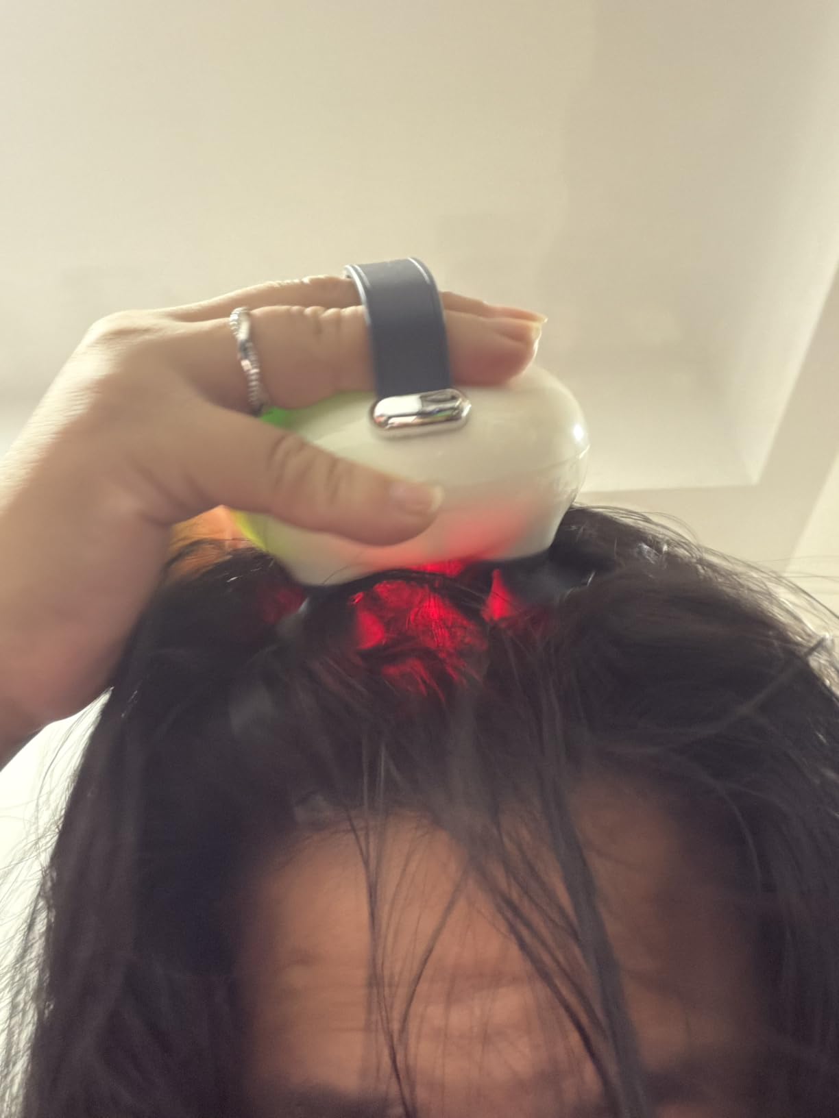 Scalp Massager, Head Massager Scalp with Tangle-Resistant Design, Portable Head Massager, Hair Massagers with 12 Massage Heads, 3 Modes, Mothers Day Gifts, Father Day Gifts for Mom, Dad customer photo 1