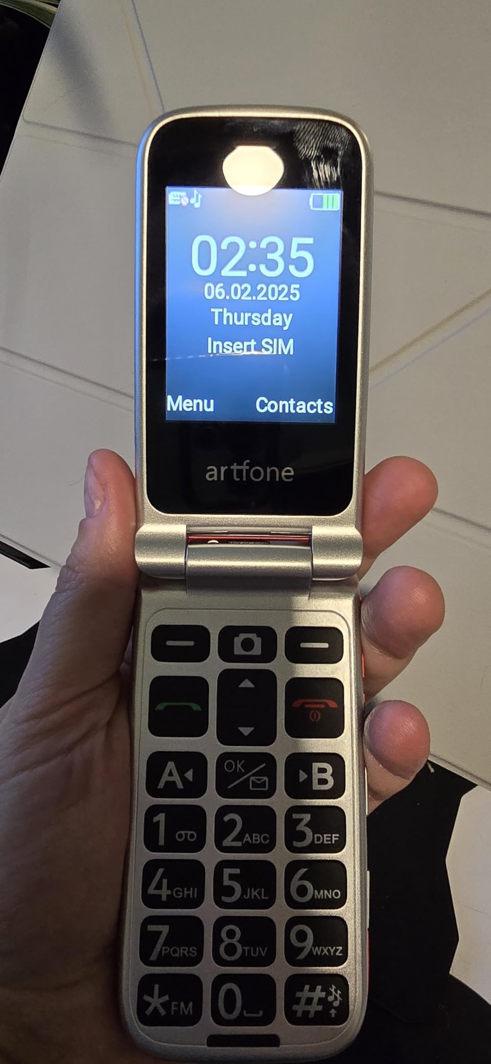 artfone G6 Flip Phone for Seniors, 4G Unlocked Basic Phone, 2.4