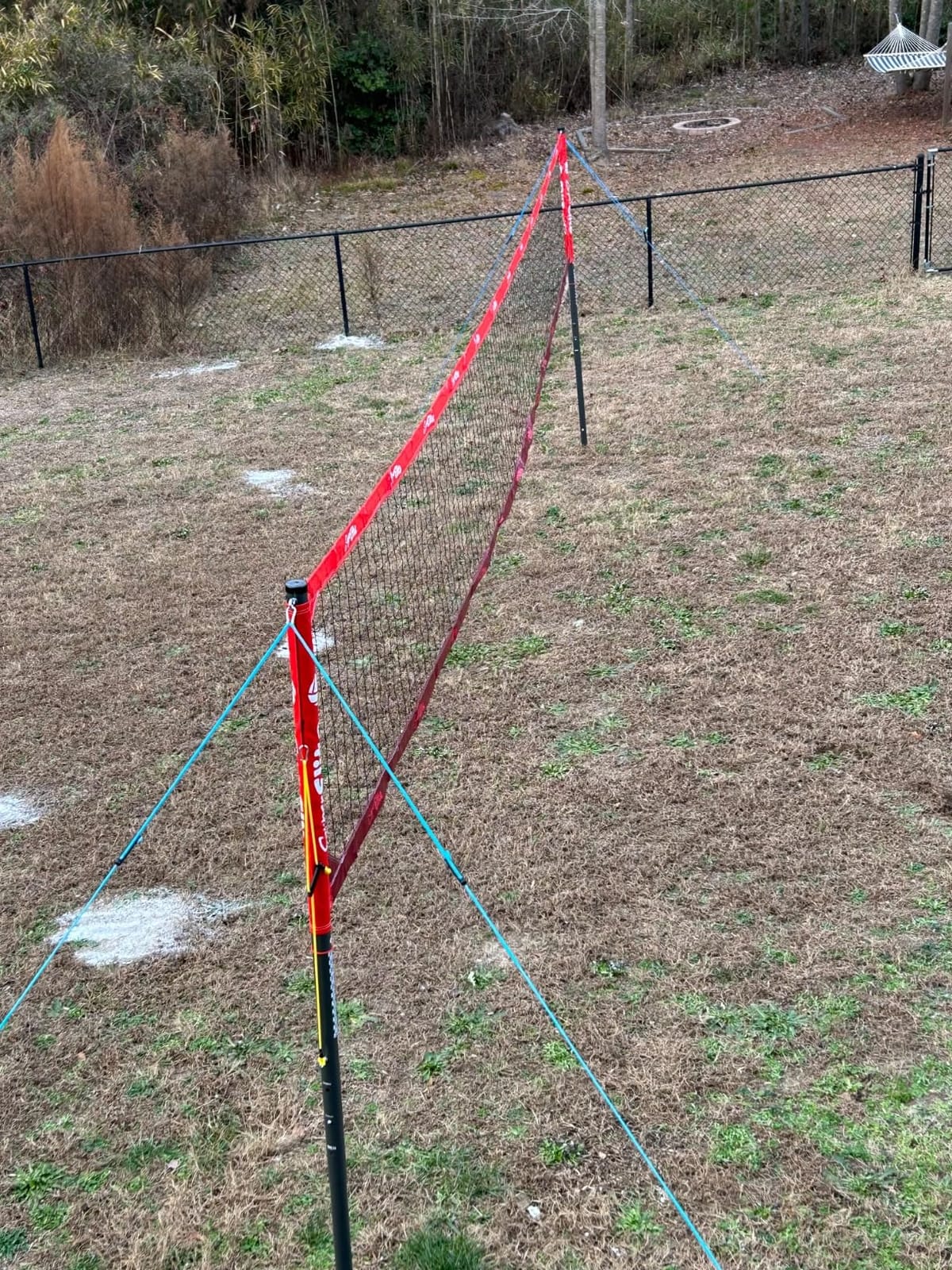 Professional Volleyball Net Set Heavy Duty for Outdoor Backyard Portable | Rust-Resistant Aluminum Poles, 32 ft Regulation, Anti-Sag, 3 Official Height, Adjustable Length, Carry Bag customer photo 1