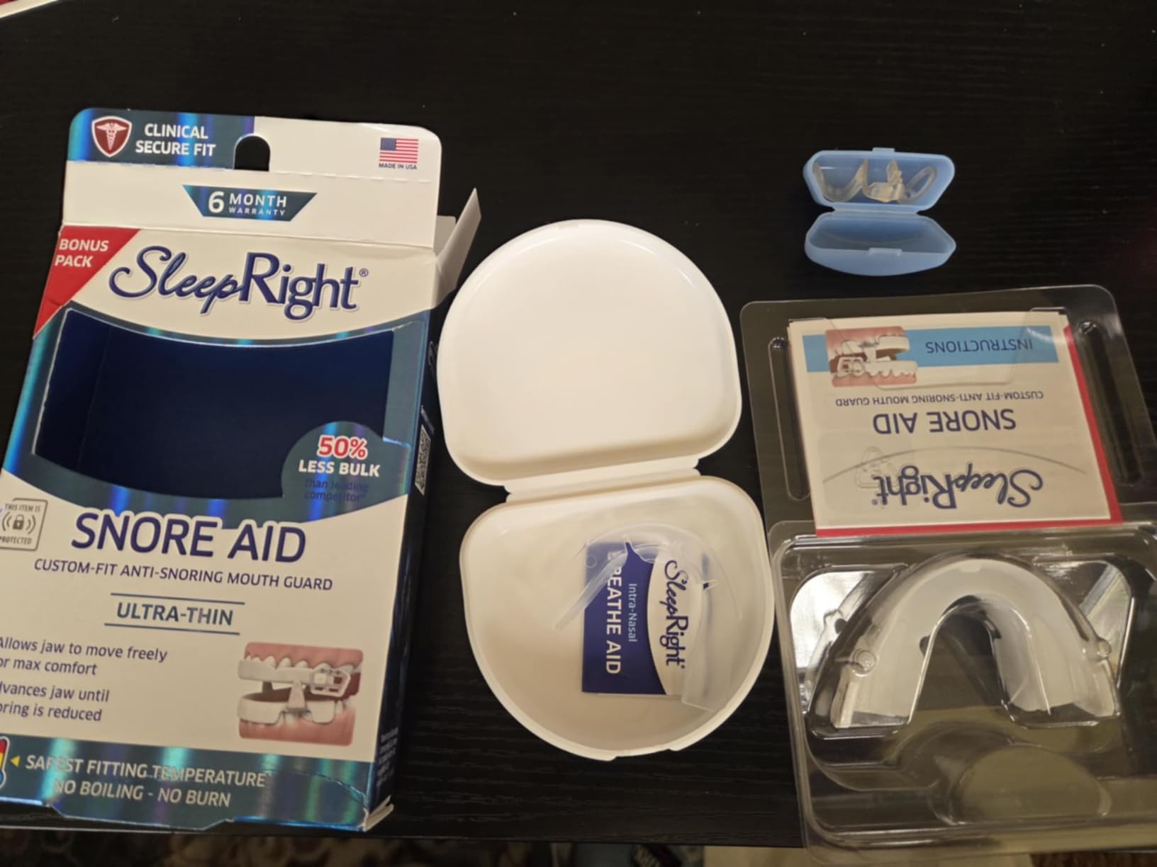SleepRight Snore Aid Plus Nasal Breathe Aid - FDA Cleared for Snoring - Anti-Snoring Device - Snore Stopper for Men and Women - Effective Snore Reducing Aid that Works customer photo 1