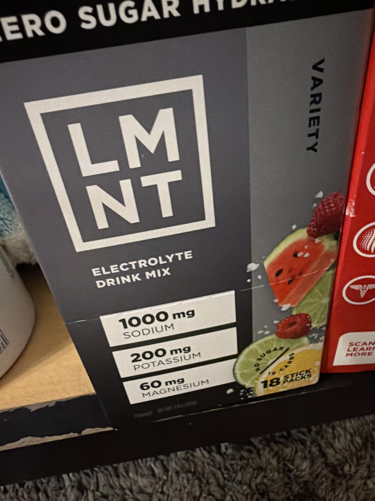 LMNT Zero Sugar Electrolytes - Variety Pack Bundle - Drink Mix - 18-Count customer photo 1