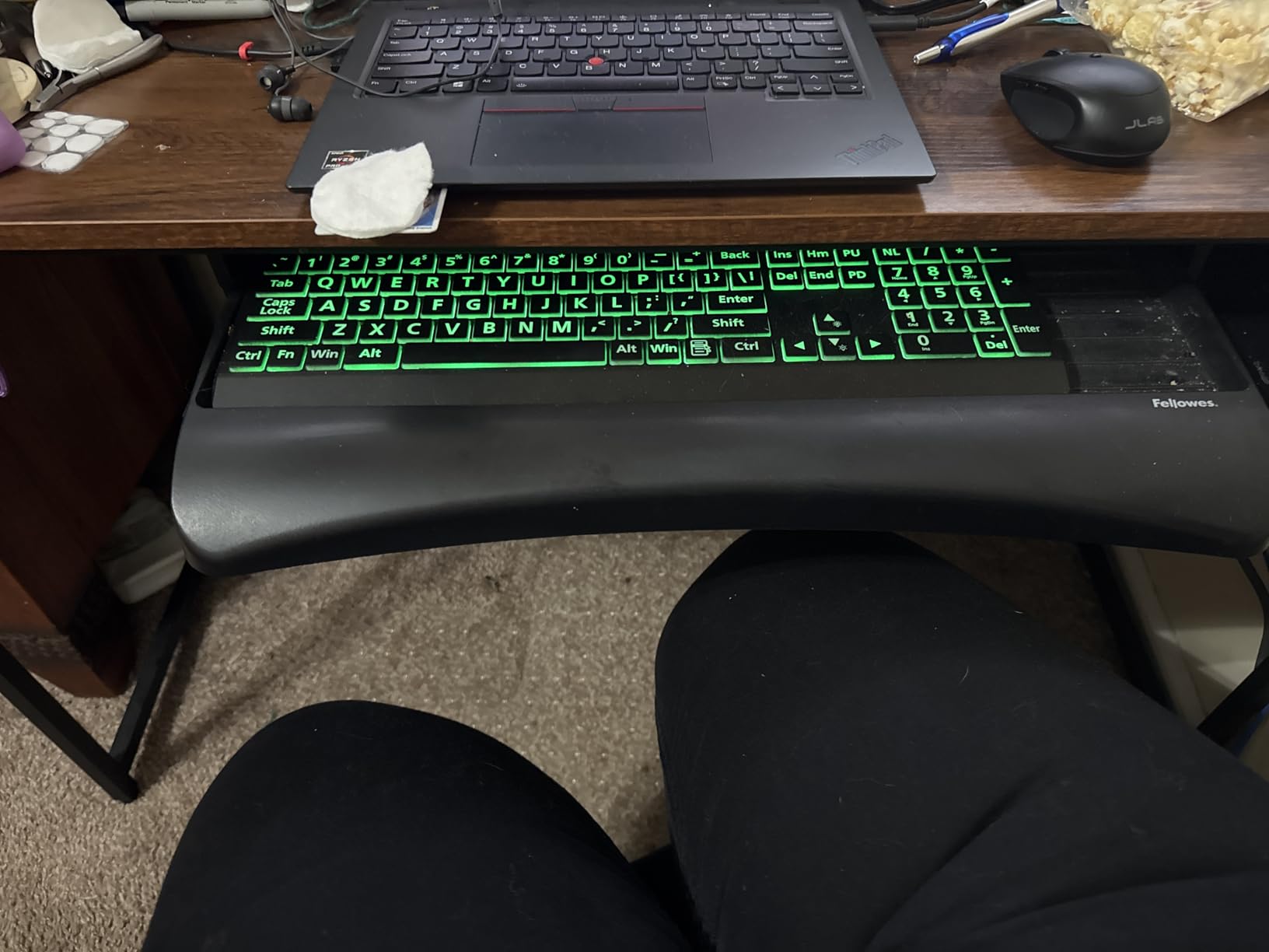EDJO Large Print Backlit Wired Keyboard, 7-Colors Backlight | Full Size, Oversize Letters Light Up Keys, Compatible for Windows, Laptop, PC customer photo 1