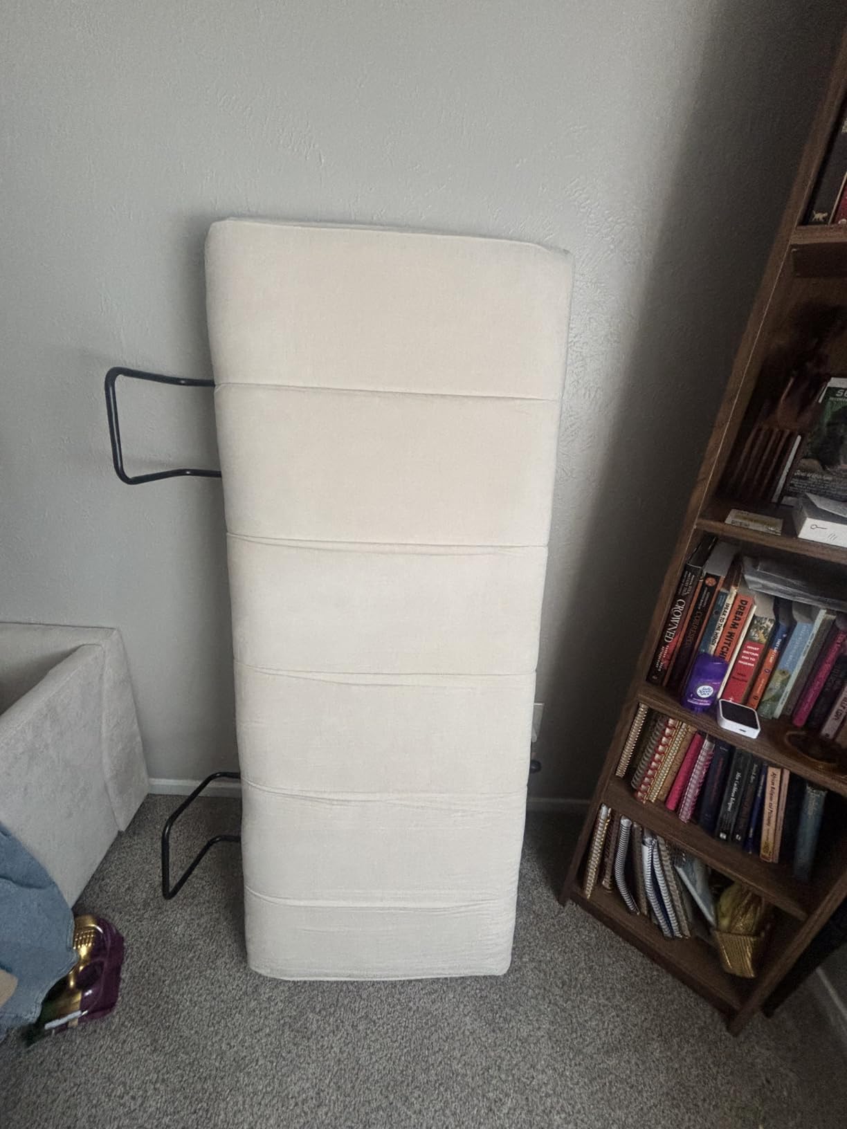 Queen Size Headboard Only - No Assembly Required, Beige | Linen Fabric and Extra-Thick Foam, Modern Style Headboard Queen Size customer photo 2