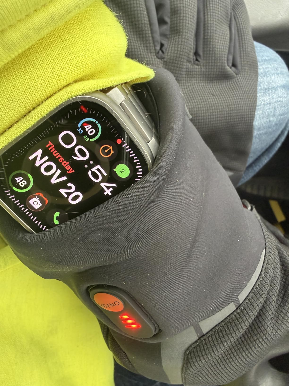 Heated Gloves for Men Women, Rechargeable Waterproof Heated Gloves with Arthritis Raynaud's Relief for Ski Hiking Driving customer photo 2