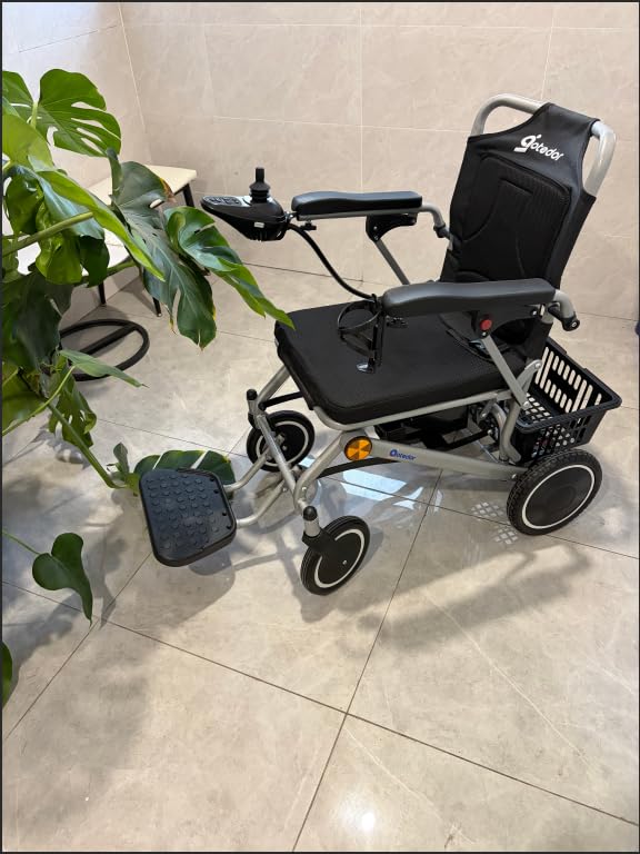 Aotedor Electric Wheelchair for Adults, 500W Motor All-Terrain Foldable Power Motorized Wheelchairs, Airline Approved Portable Travel Wheelchair with 15 Miles Long Range Lithium Battery customer photo 2
