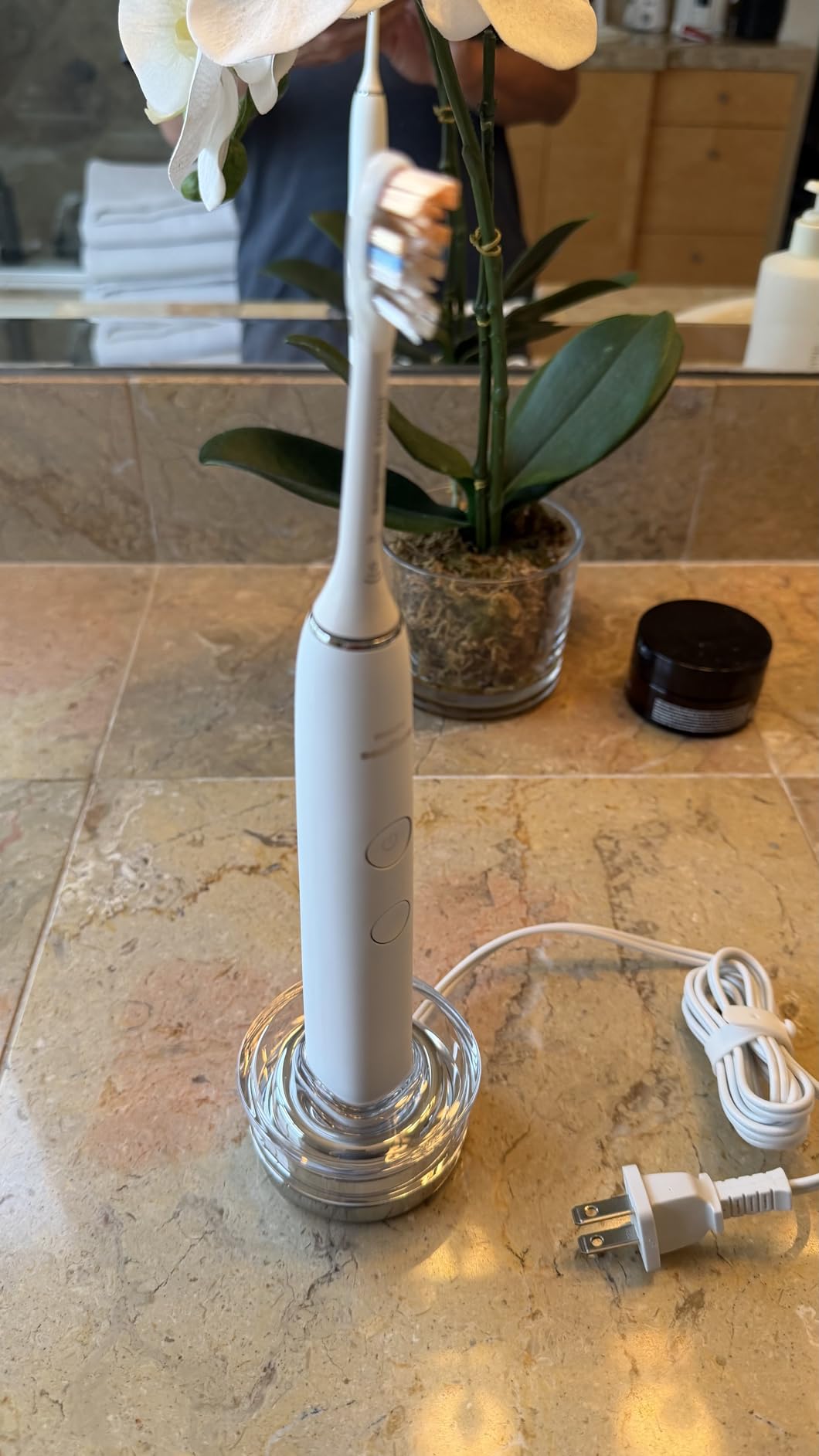 Philips Sonicare DiamondClean 9000 Electric Toothbrush Bundle, HX9912/72 | 2000% More Plaque Removal, Visual Pressure Sensor, 12 Brush Settings, App Connected, 14-Day Battery, White & Pink, 2-Pack customer photo 2