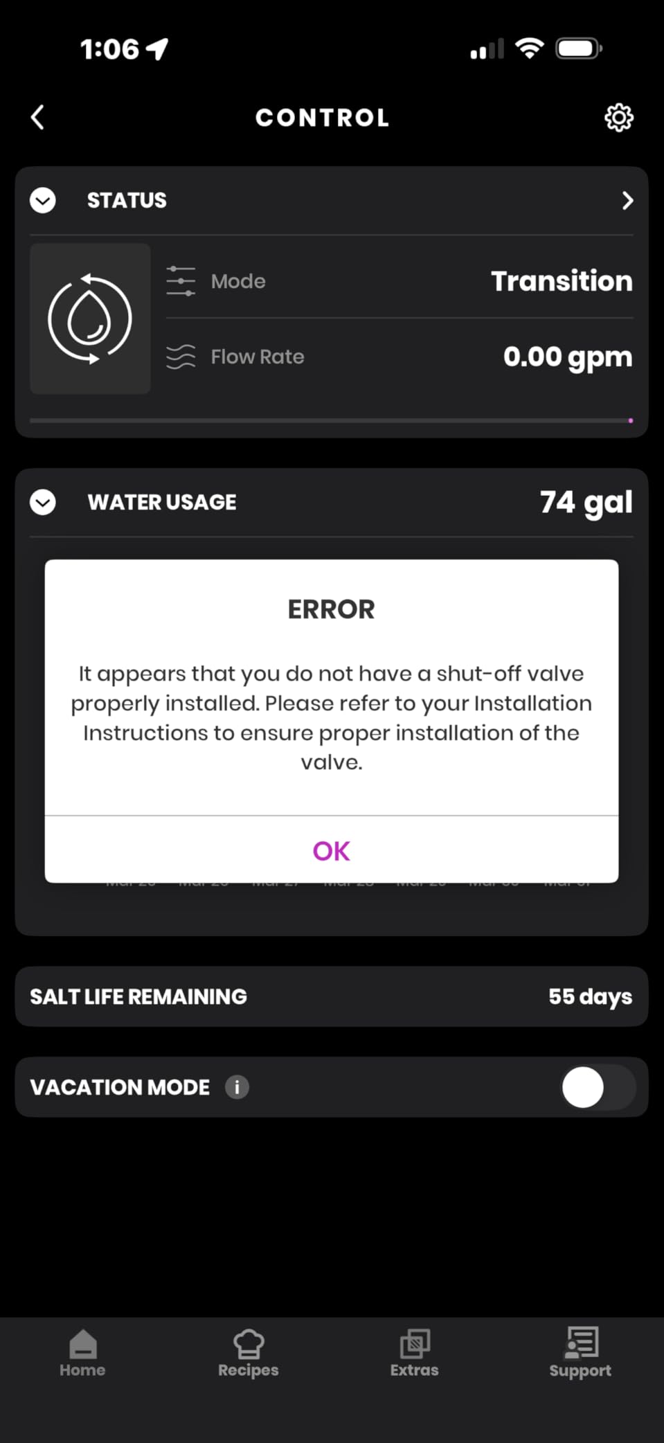 GE Smart Water Softener, 35,000 Grain, Reduce Hard Minerals to Whole House, Built-in WiFi with Water Flow Alerts, GXSH35W customer photo 2
