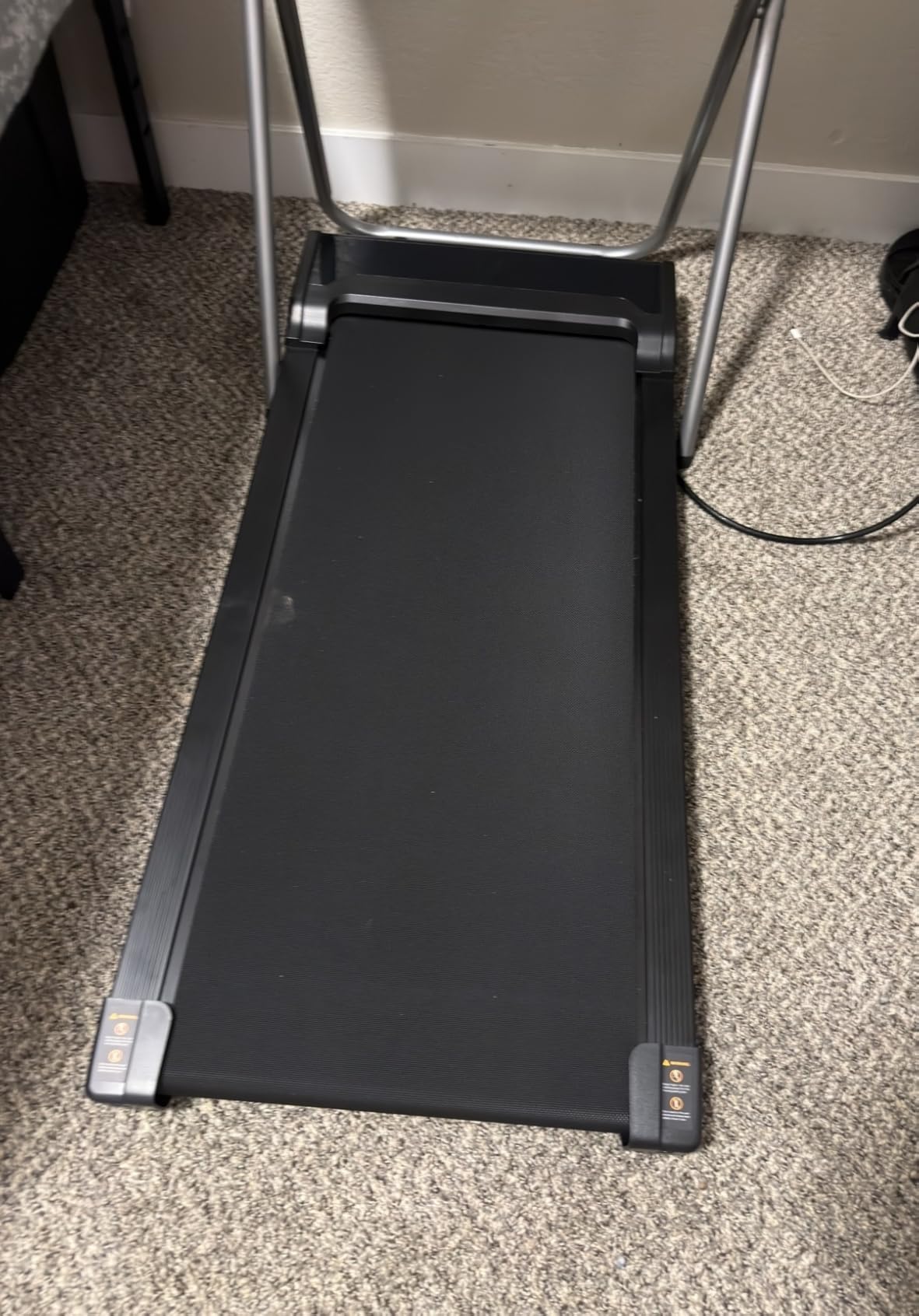 Walking Pad Treadmill for Home - Under Desk Walking and Running with Remote Control Portable Electric Machine Adjustable Slim Compact with 0.6-4.0MPH Modes Max up 265 Lbs for Home Office customer photo 1