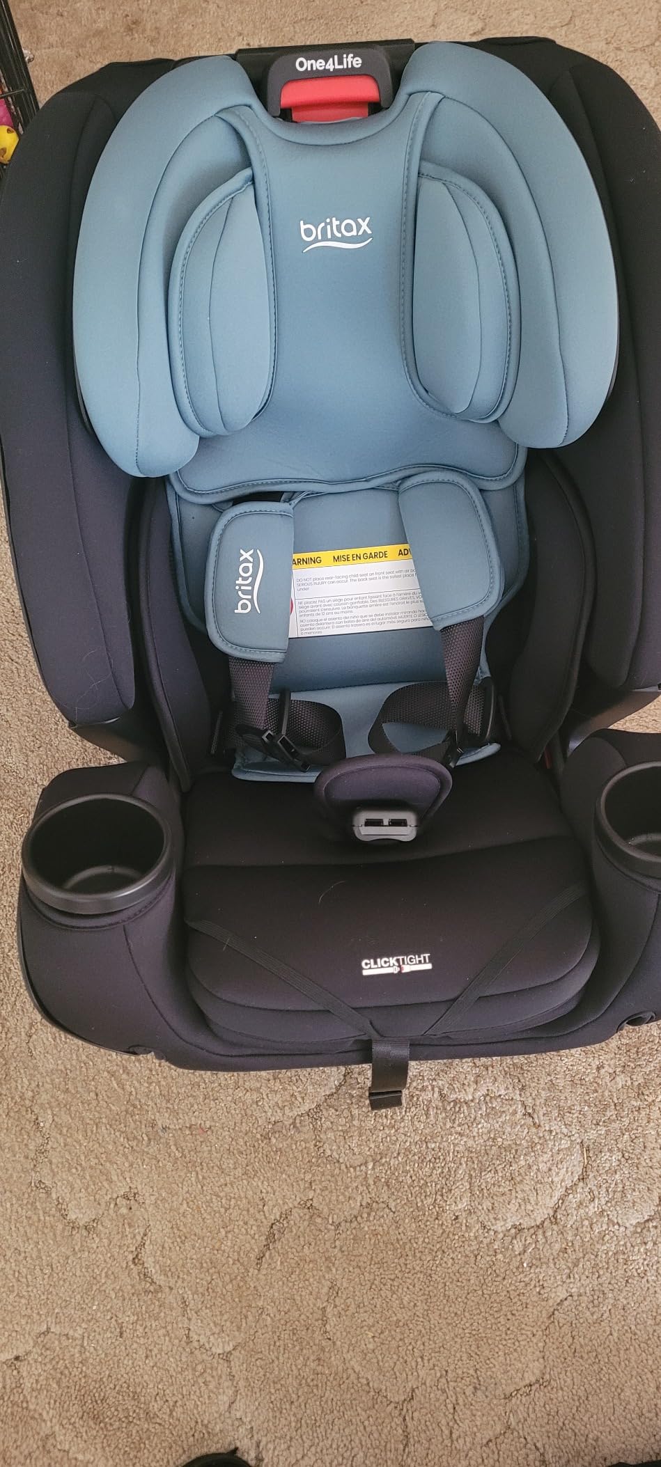 Britax One4Life All in One Car Seat, Up to 10 Years of Use - Mineral Gray | Rear & Forward Facing and Booster Mode; Extended Rear-Facing; Easy Installation With ClickTight, Breathable SafeWash Fabrics customer photo 2