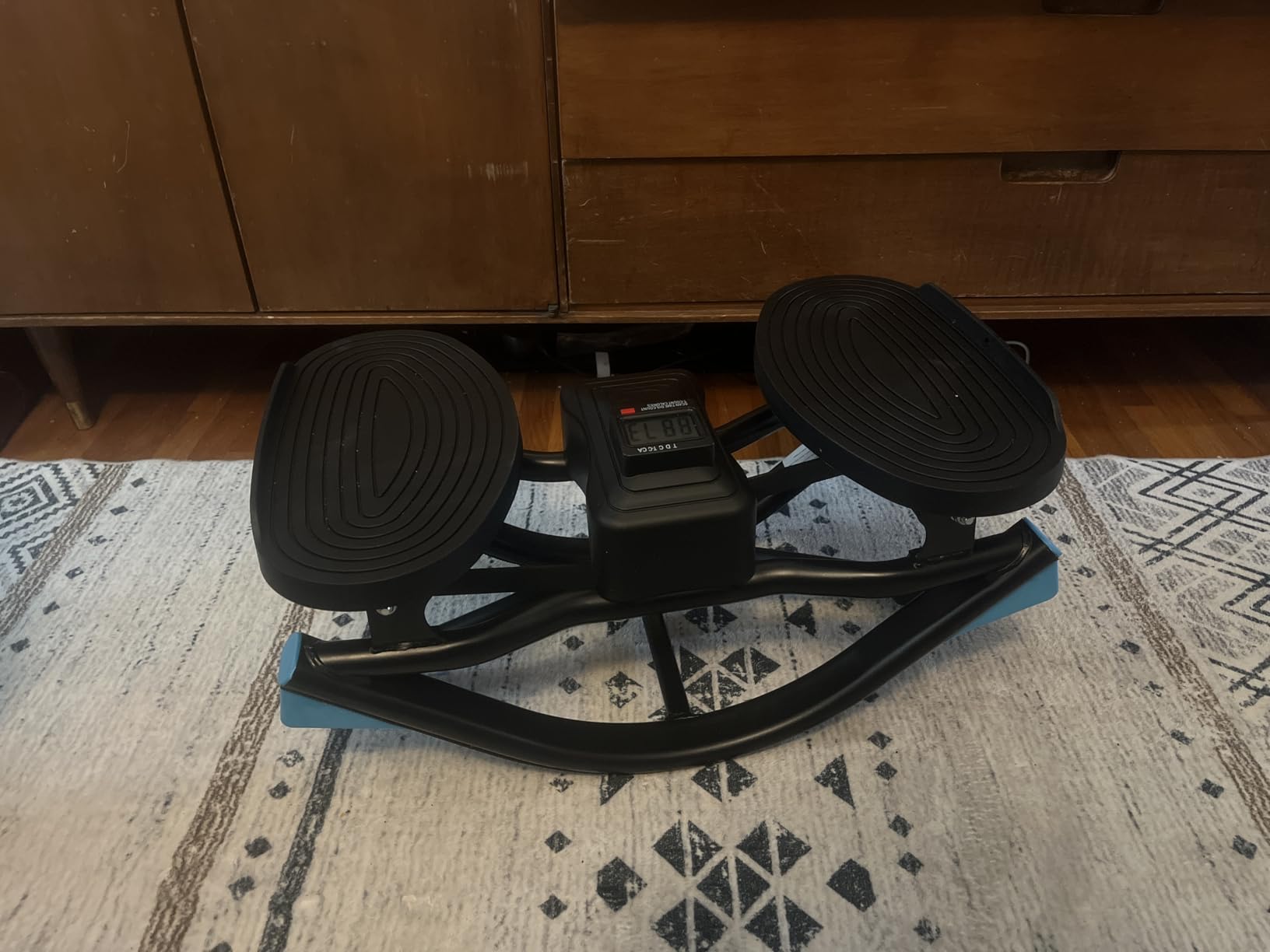 Merach Rocking Steppers for Exercise at Home, 3D Motion Stair Stepper with Resistance Bands for Full Body Workout & Low-Impact Balance Board, 330 LBS Loading Capacity Exercise Equipment customer photo 1