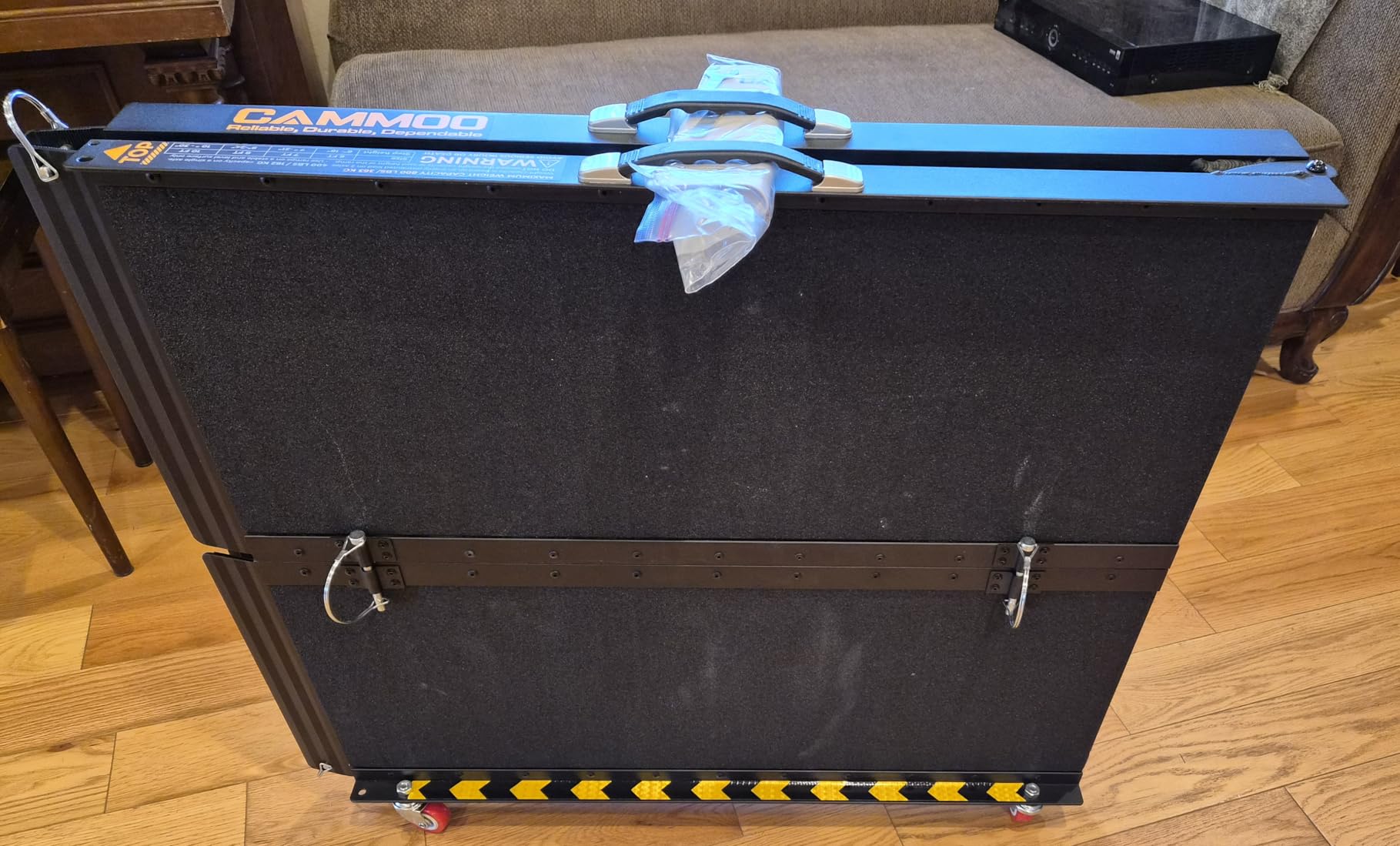 CAMMOO 8 FT Aluminum Wheelchair Ramp with 800 LBS Load Capacity, Portable Folding ramps for wheelchairs customer photo 1