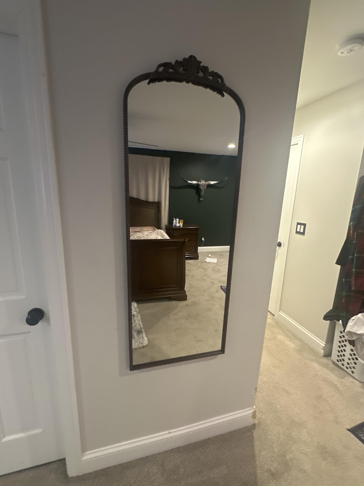 Micasso Large Bronze Vintage Mirror: 48
