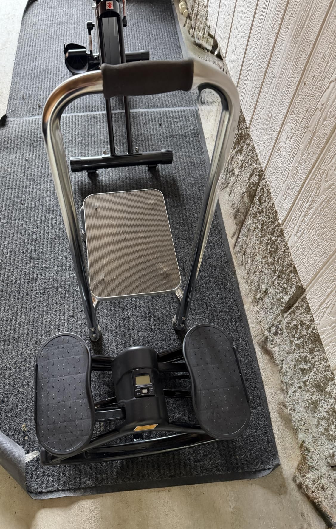 The Rock Stepper - Side to Side Rocking Stepper Machine for Home Workouts - Low Impact Indoor Cardio Leg Glute and Core Training - Quiet Compact Step Rocker Exercise Equipment customer photo 2