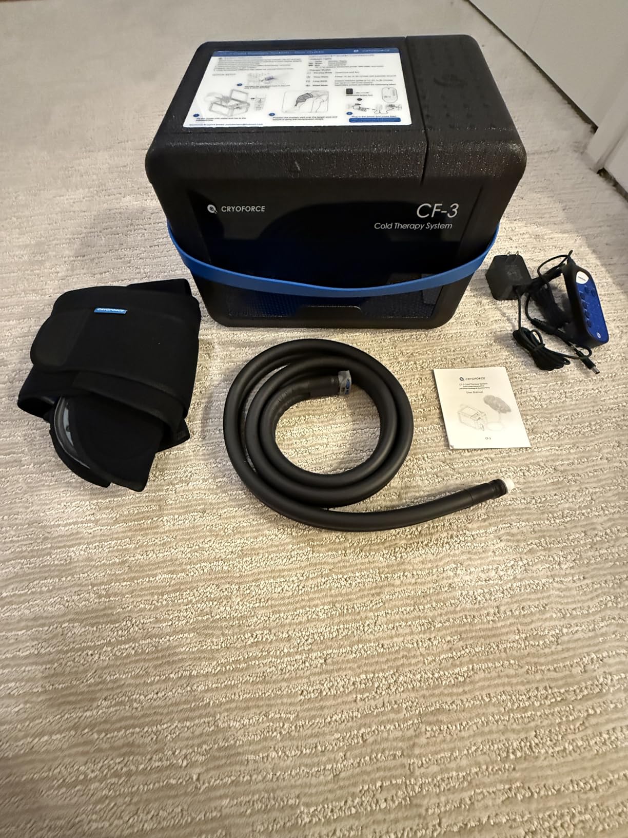 CF-3 Pro Cold Therapy Machine, Ice Machine for Knee & Shoulder | 11QT Large-Capacity Ice Therapy System, Programmable Cold Recovery Unit for ACL, TKR & Sports Training customer photo 2