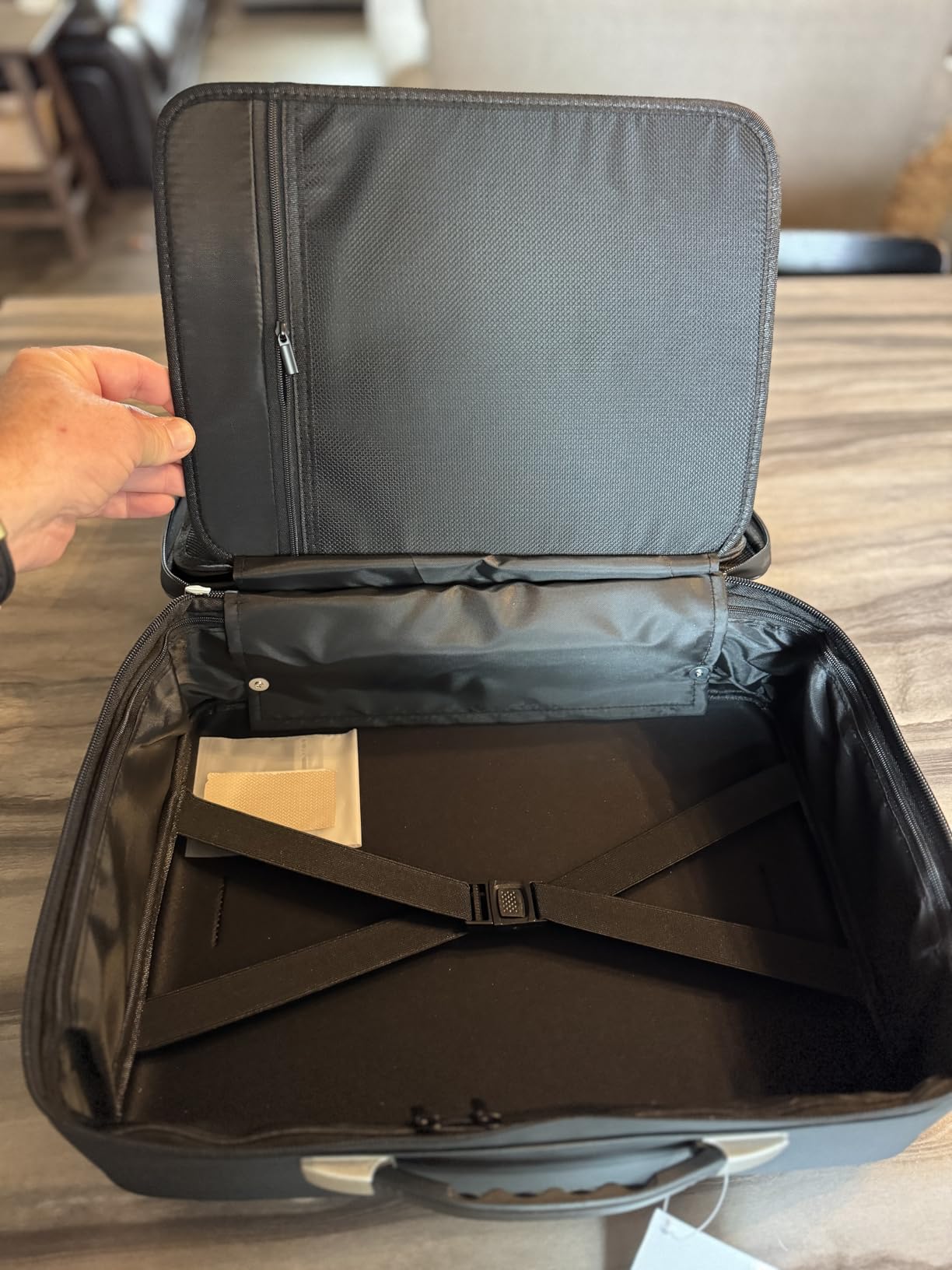 Fireproof Document Box, Hard Briefcase Fireproof Safe for Home Documents | Fire Proof File Box for Documents, Detachable Accordion File Organizer, Waterproof Digital Document Organiser Briefcase customer photo 1