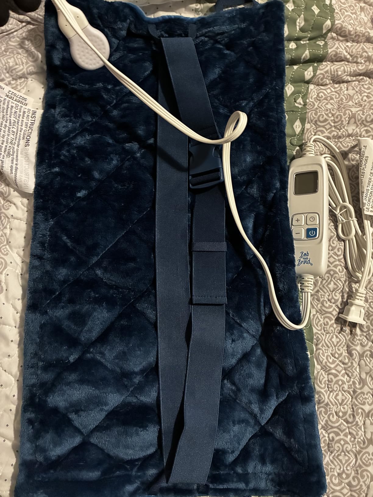 BOB AND BRAD TheraHeat Far Infrared Weighted Heating Pad for Back, Shoulder | 12