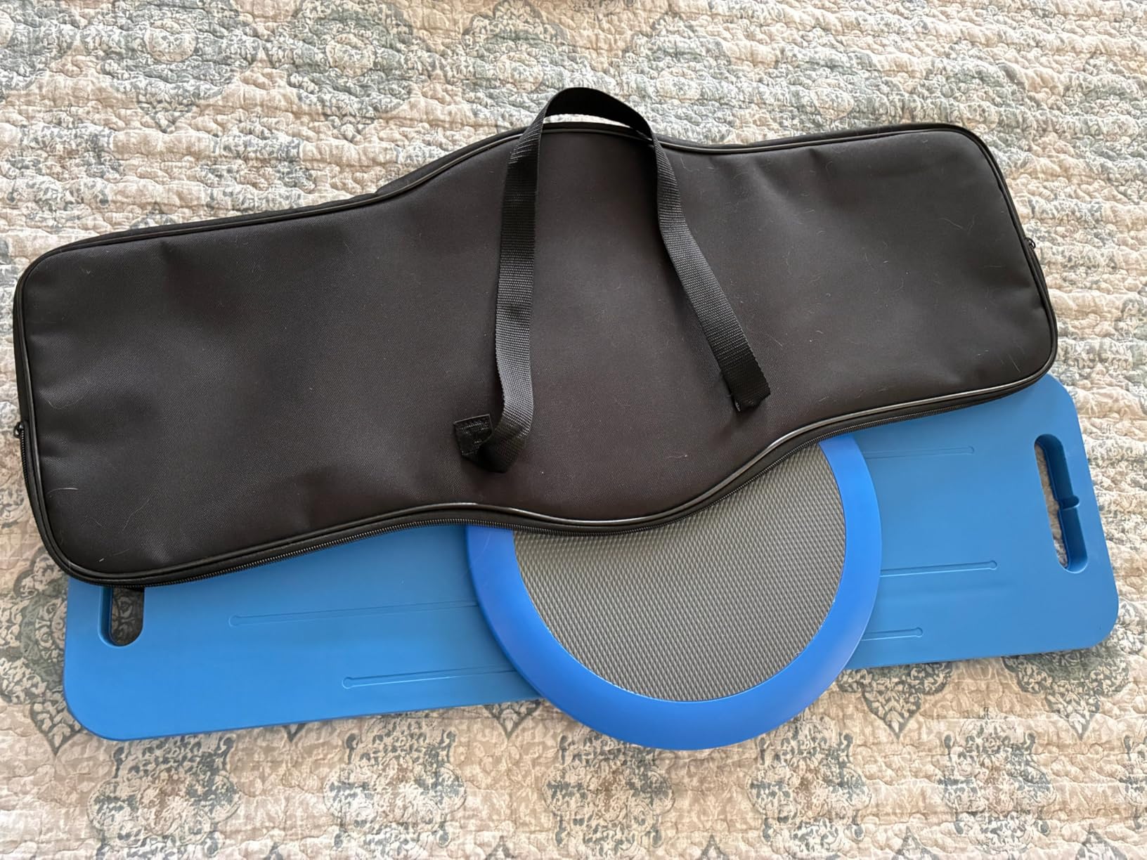 LOSCHEN Slide Transfer Board with Turntable, Slide Assist Device for Transferring Seniors from Wheelchair to Bed, Toilet, Tub, Car, Blue 29.5 inch customer photo 1