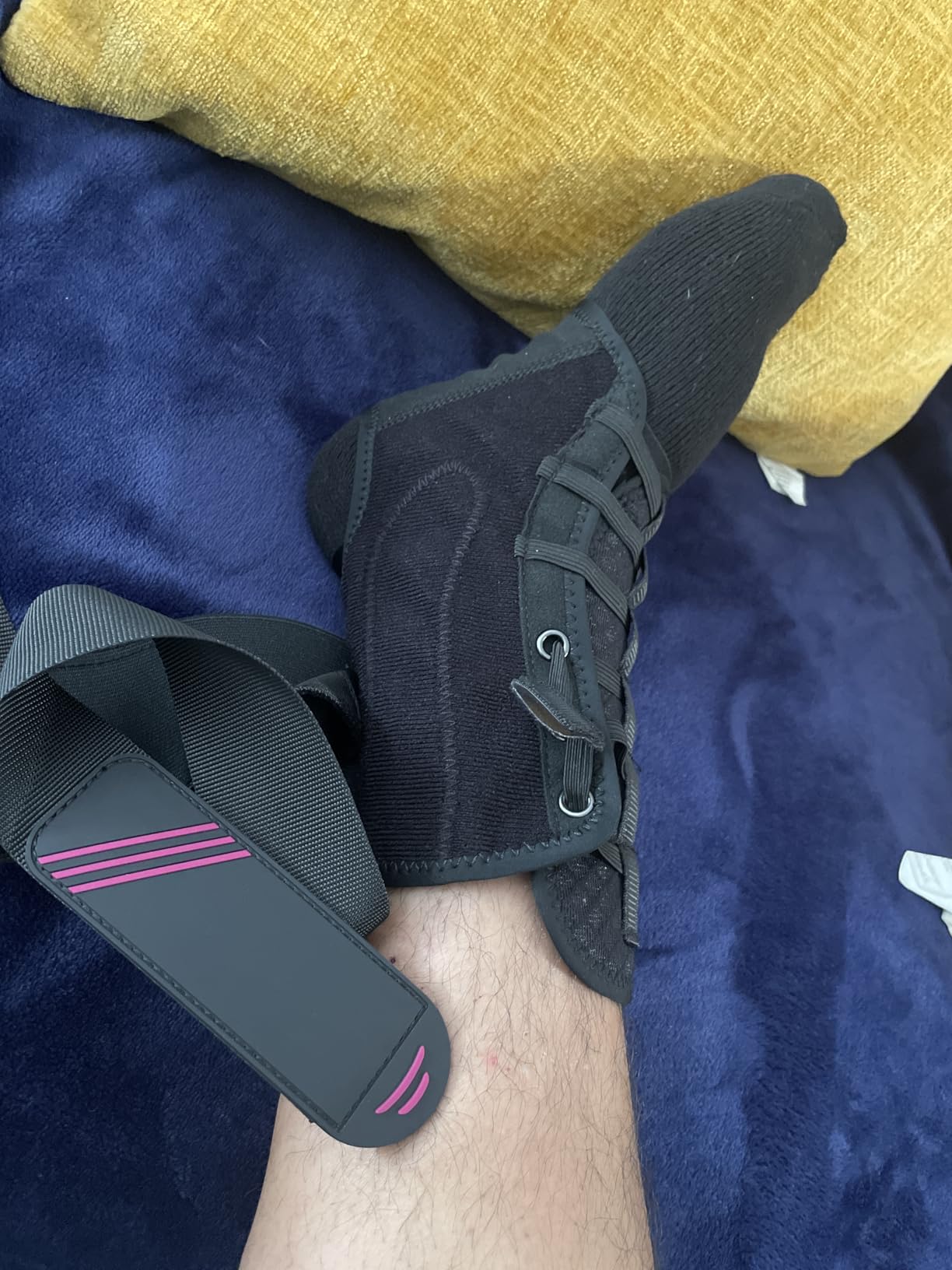 1.5mm Ultra Thin Ankle Brace for Women Men, Figure-8 Support | Fits Inside Shoes, Lightweight Breathable Design customer photo 1