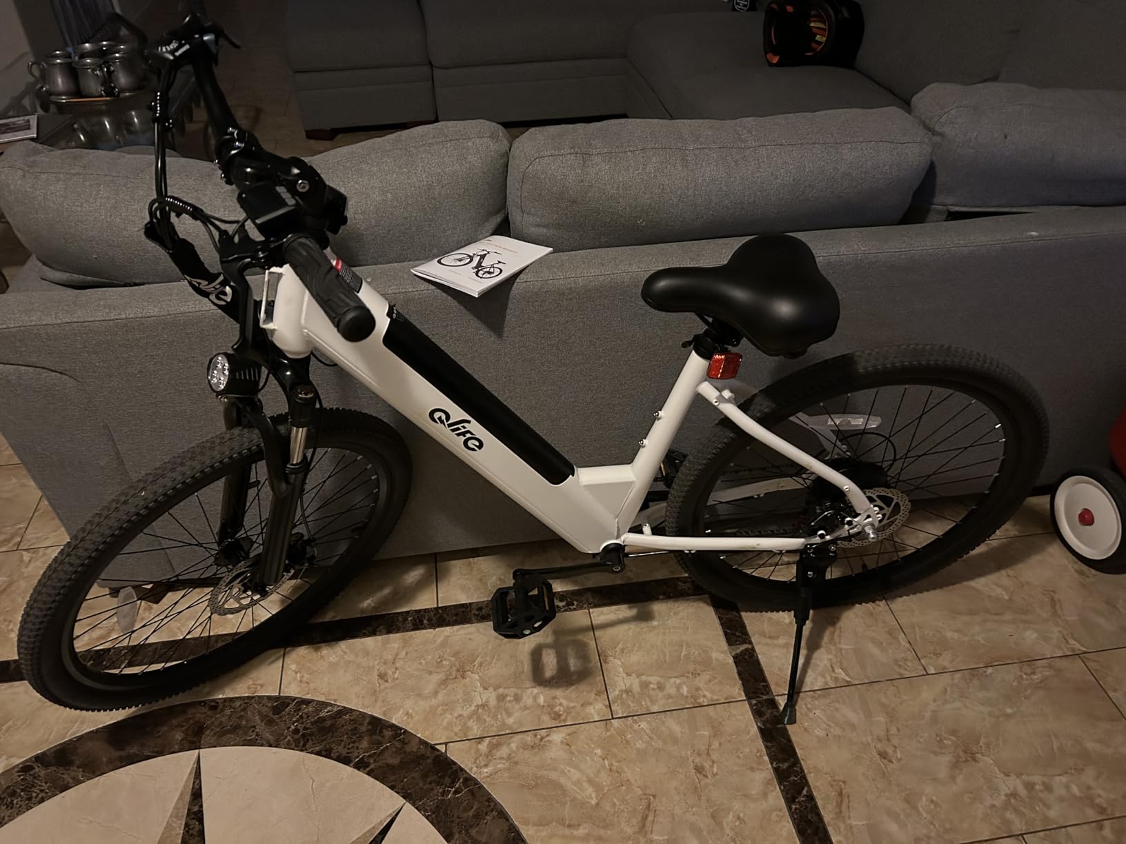 Qlife Cityone Electric Bike for Adults & Teens, Step-Through Commuter Ebike, 1000W Peak Motor, 55-Mile Range, 48V Removable Battery, 26-Inch City Tires, 7-Speed customer photo 1